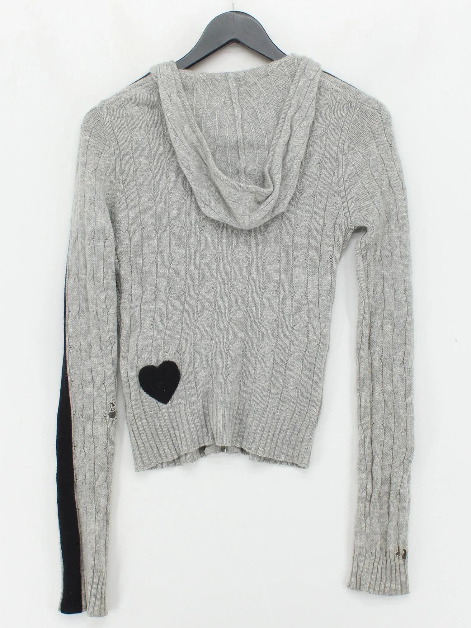 Juicy Couture Women's Hoodie S Grey 100% Cashmere Pullover - Image 2