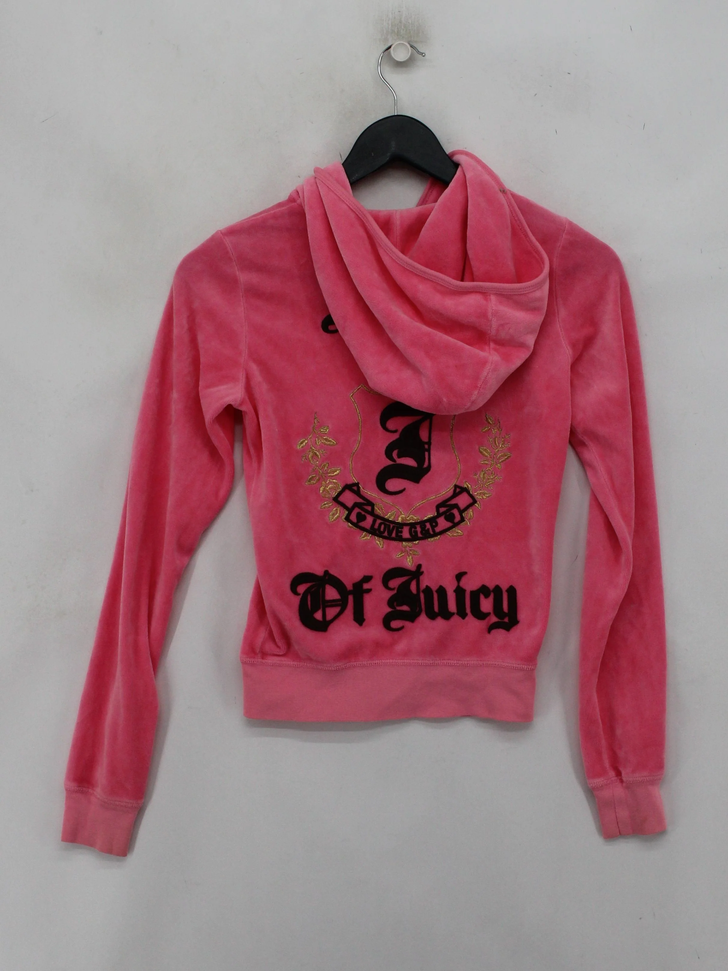 Juicy Couture Women's Hoodie S Pink Graphic 100% Other Pullover - Image 2