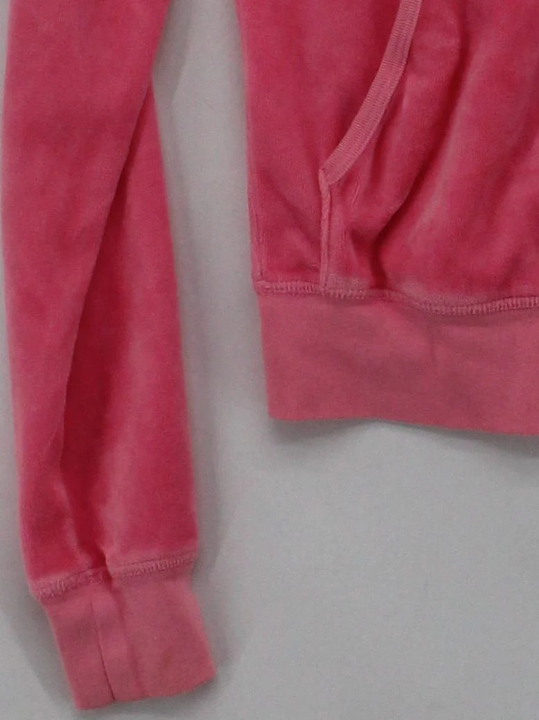 Juicy Couture Women's Hoodie S Pink Graphic 100% Other Pullover - Image 4
