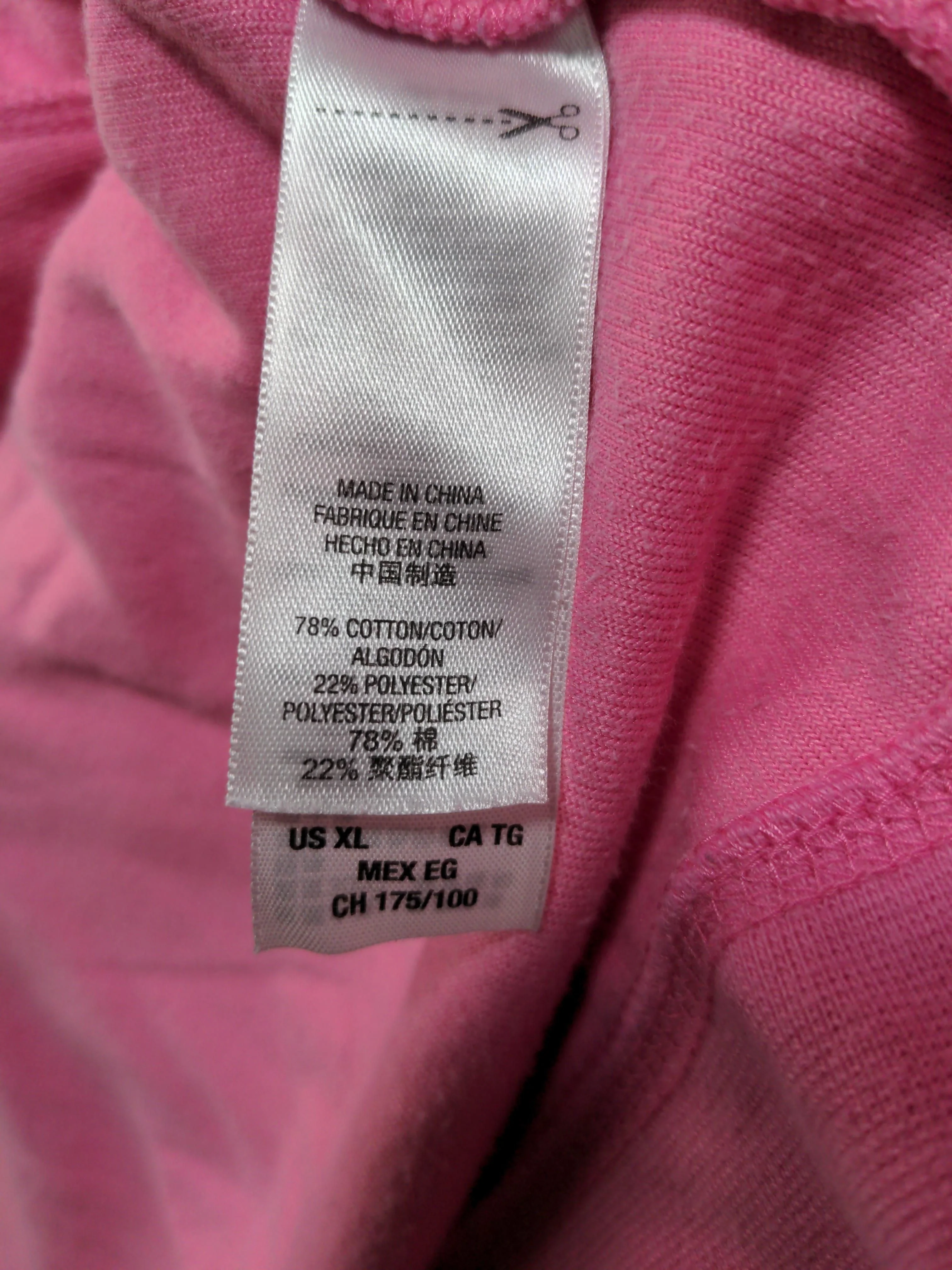 Juicy Couture Women's Hoodie XL Pink Graphic Cotton with Polyester Pullover - Image 6