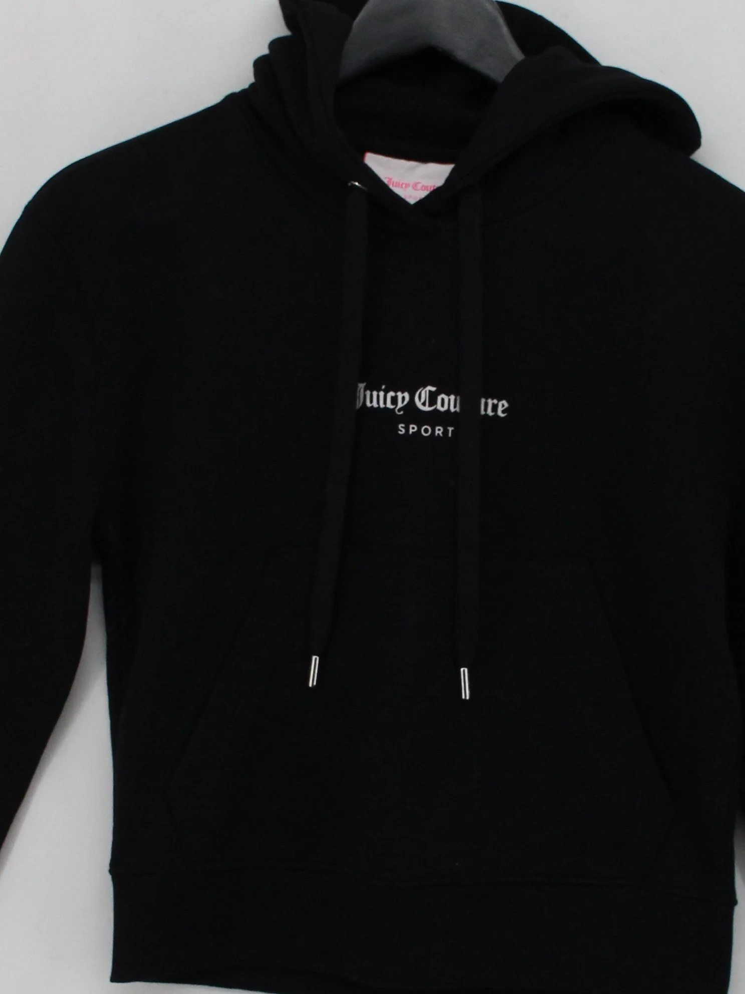 Juicy Couture Women's Hoodie XS Black Cotton with Polyester Pullover - Image 3