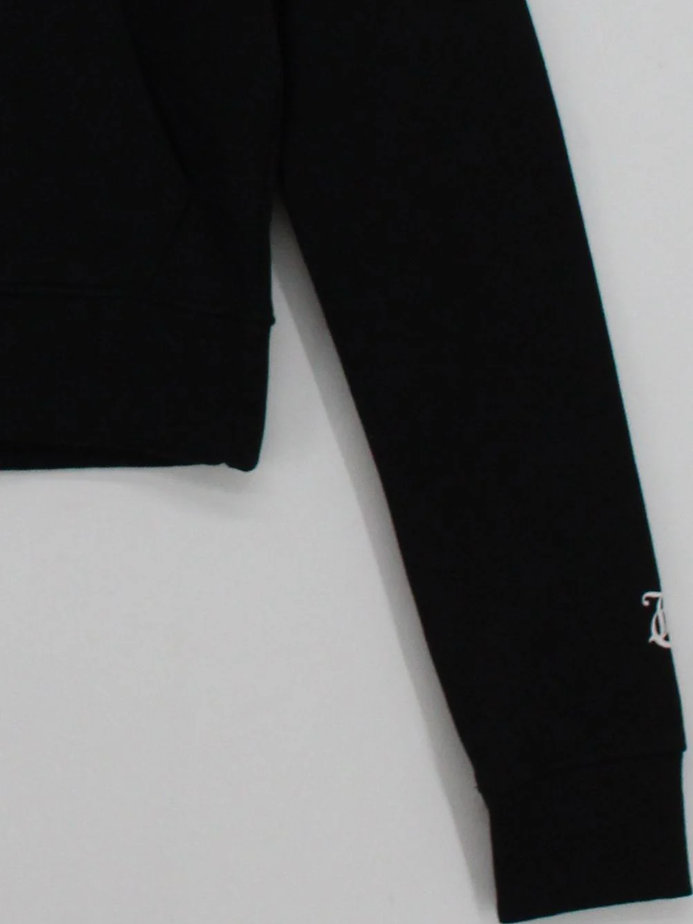 Juicy Couture Women's Hoodie XS Black Cotton with Polyester Pullover - Image 4