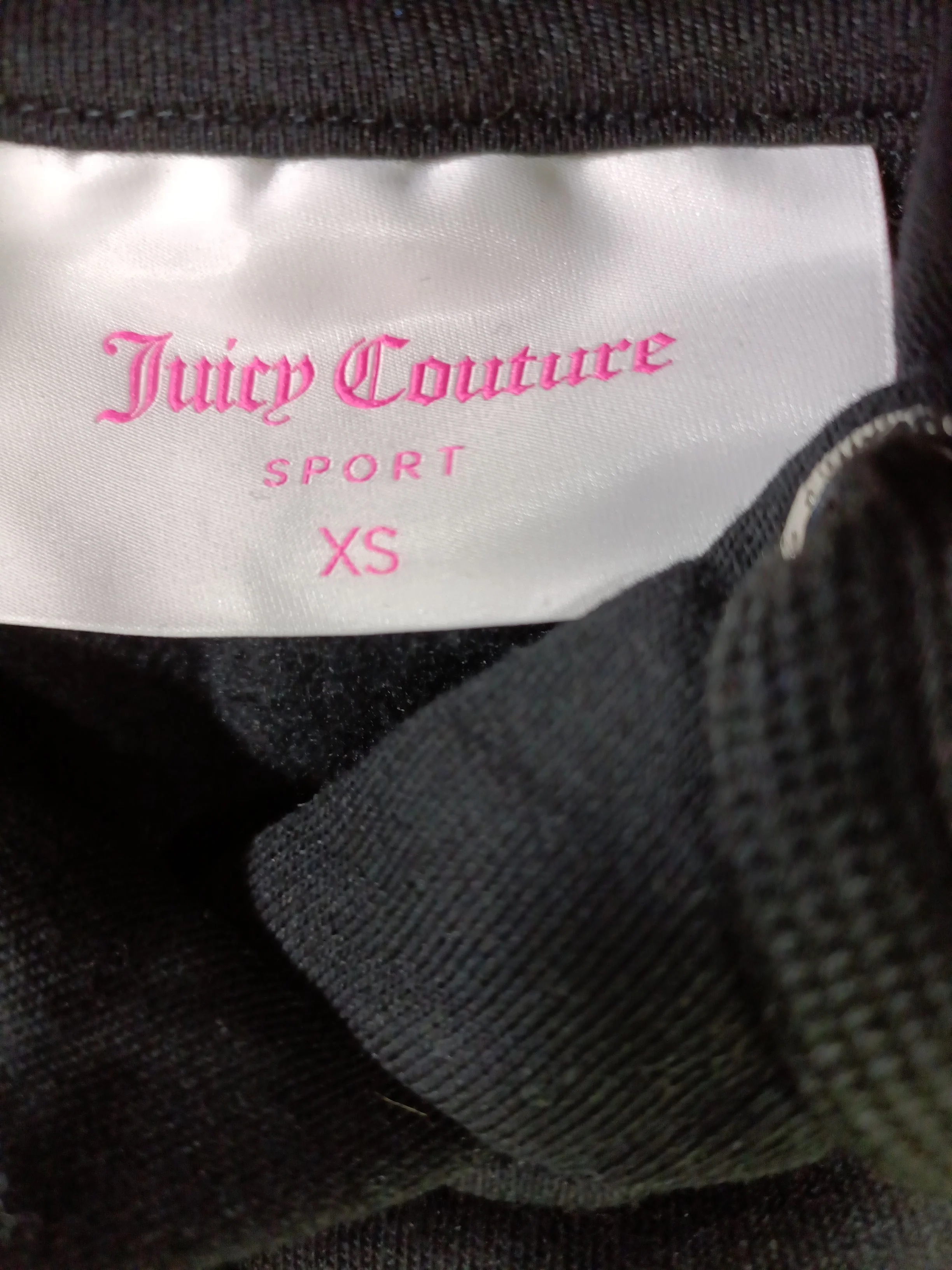 Juicy Couture Women's Hoodie XS Black Cotton with Polyester Pullover - Image 6