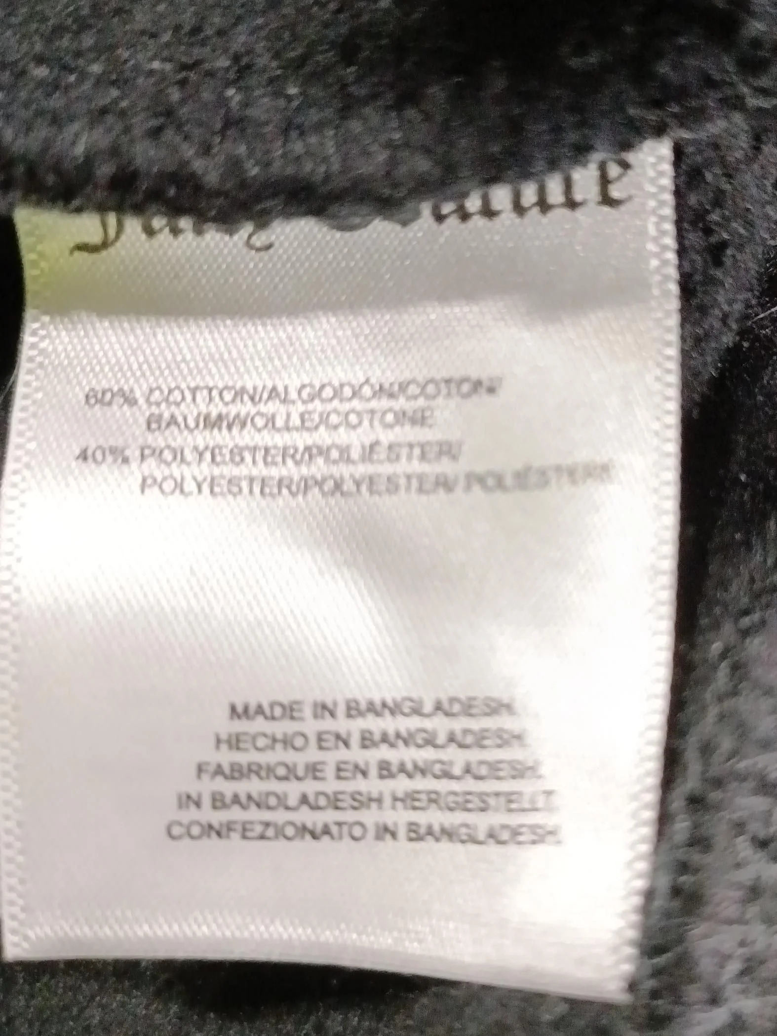 Juicy Couture Women's Hoodie XS Black Cotton with Polyester Pullover - Image 7