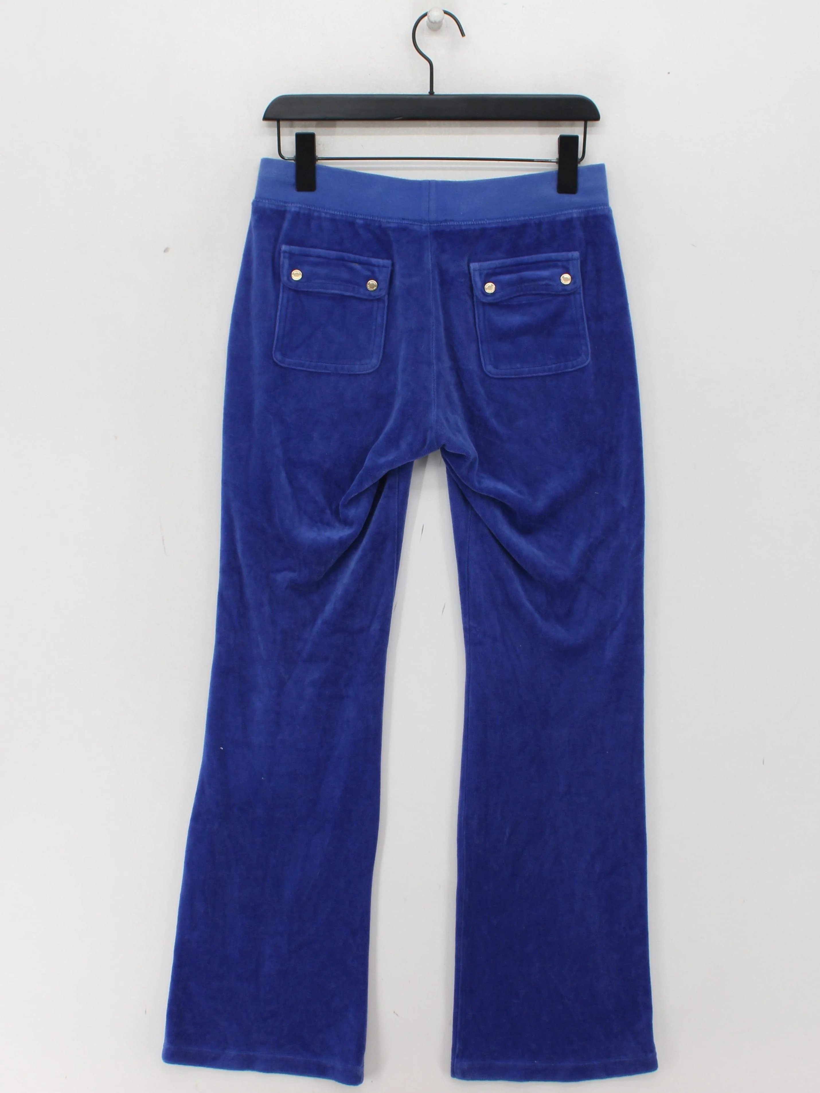 Juicy Couture Women's Sports Bottoms S Blue Cotton with Polyester Sweatpants - Image 2