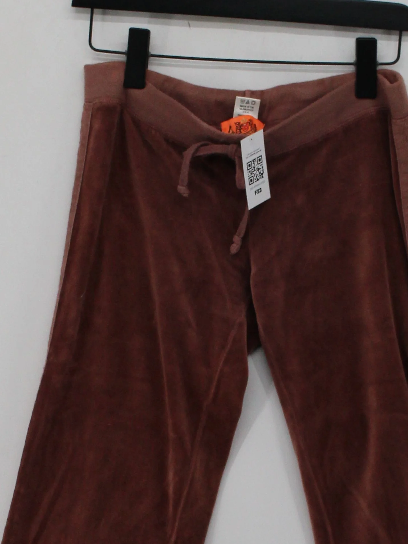Juicy Couture Women's Sports Bottoms S Brown Cotton with Polyester Sweatpants - Image 3