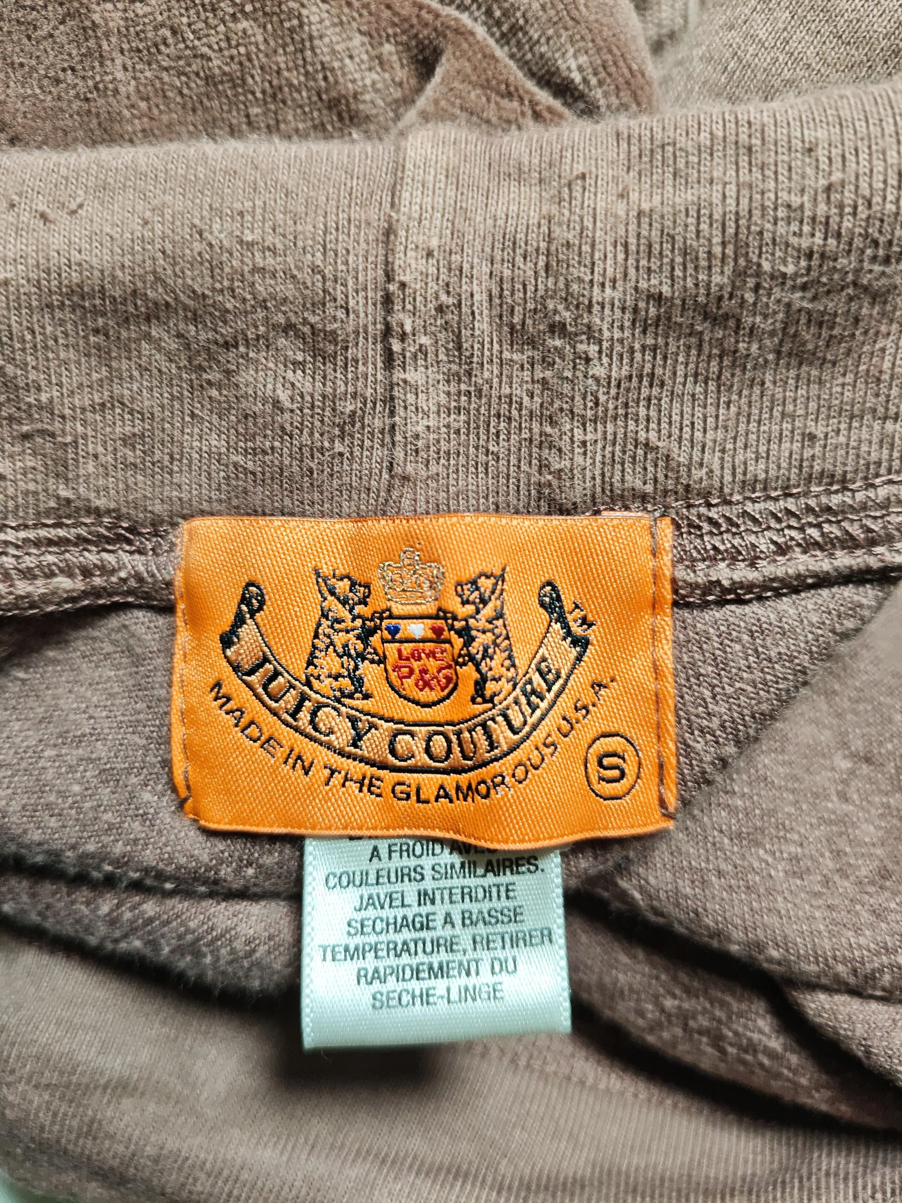 Juicy Couture Women's Sports Bottoms S Brown Cotton with Polyester Sweatpants - Image 6