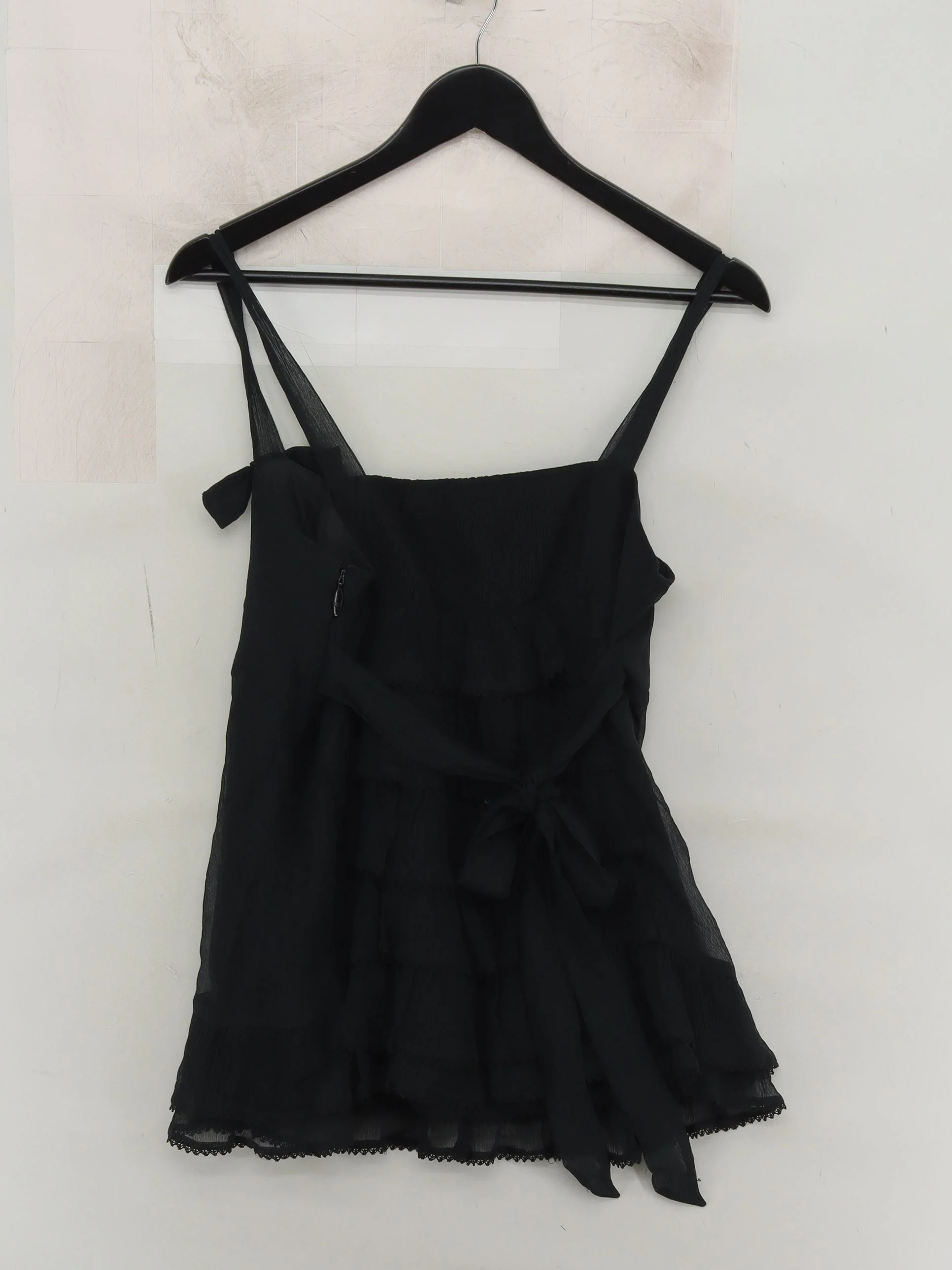 Juicy Couture Women's Top M Black Viscose with Silk, Cotton Basic - Image 2