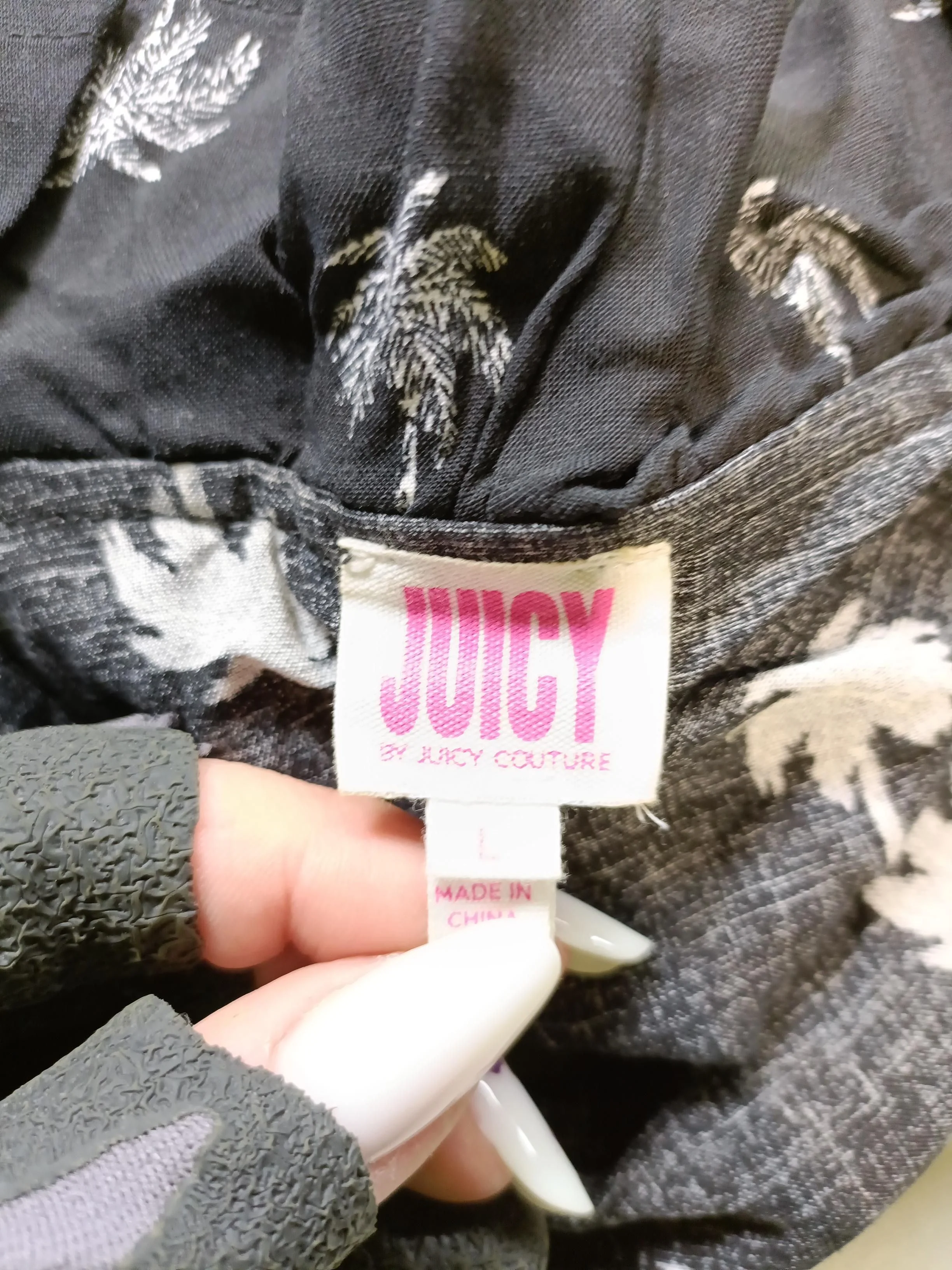Juicy Couture Wrap Mini Dress L in Black - Image 5