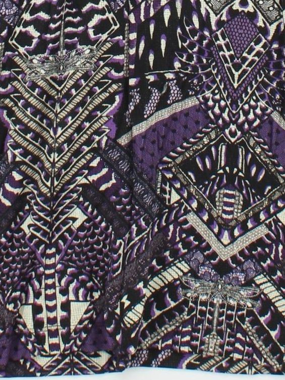 Just Cavalli Bodycon Mini Dress UK8 in Purple - Image 4