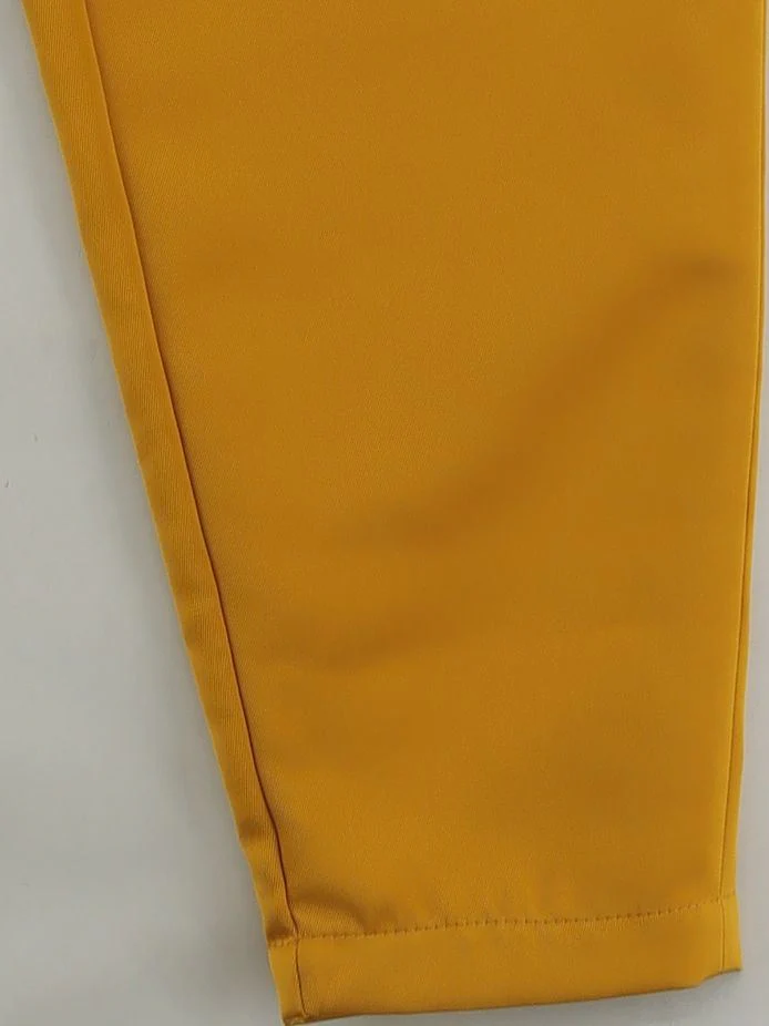 Just Cavalli Women's Trousers UK 14 Yellow Polyester - Image 4