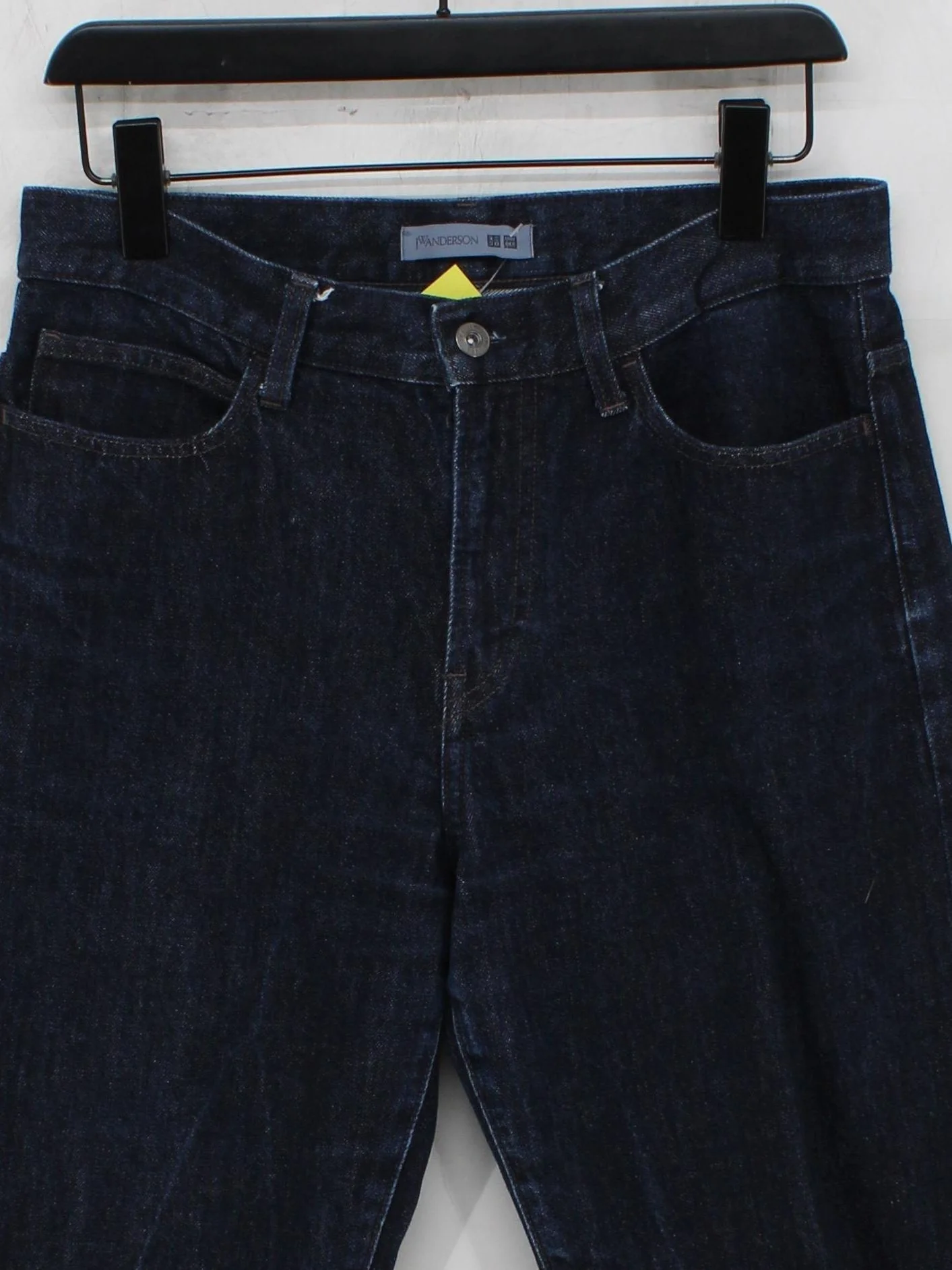 JW Anderson X Uniqlo Men's Jeans W 27 in Blue Cotton with Polyester Straight - Image 3