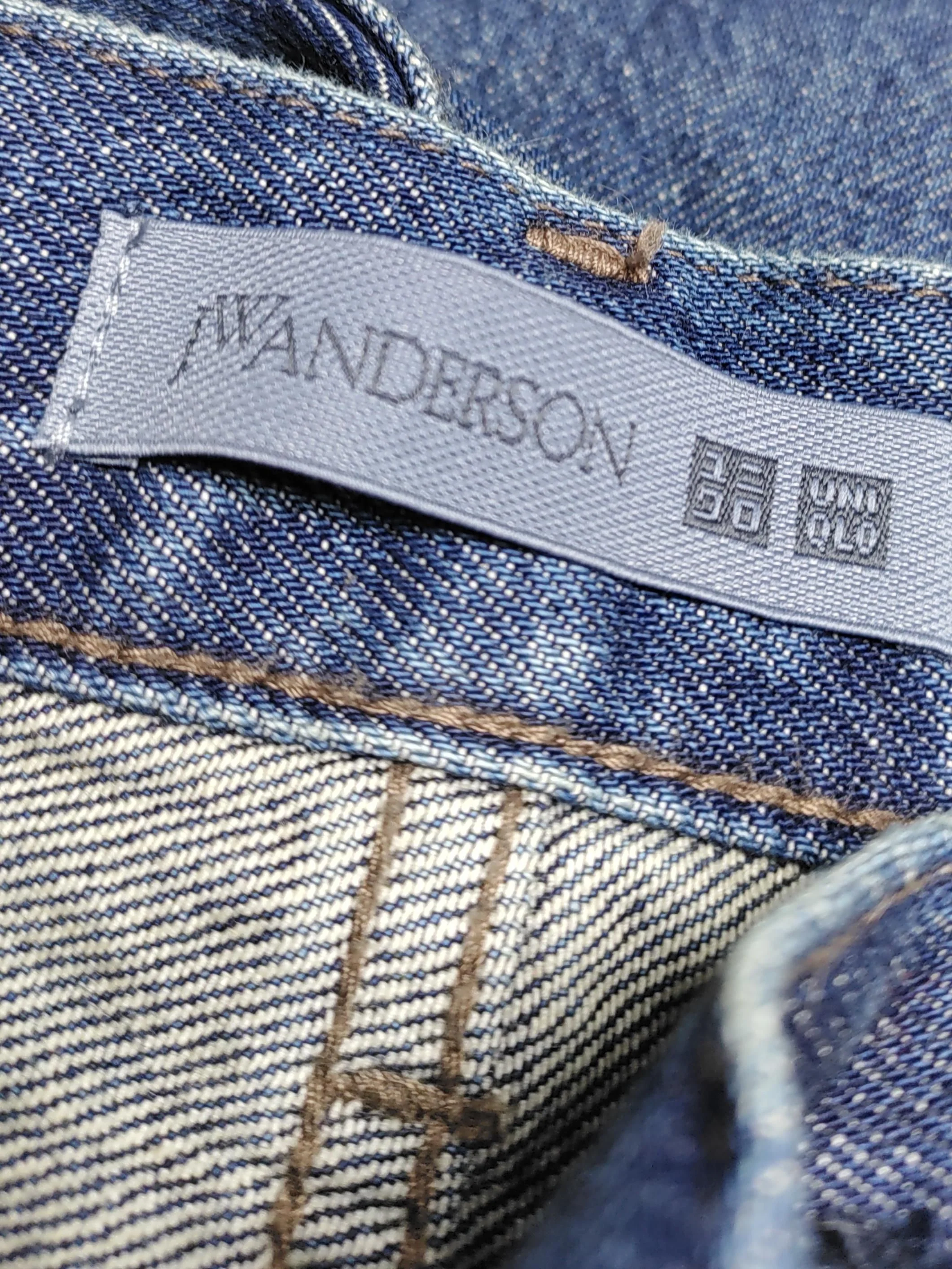 JW Anderson X Uniqlo Men's Jeans W 28 in Blue Cotton New with tags - Image 5