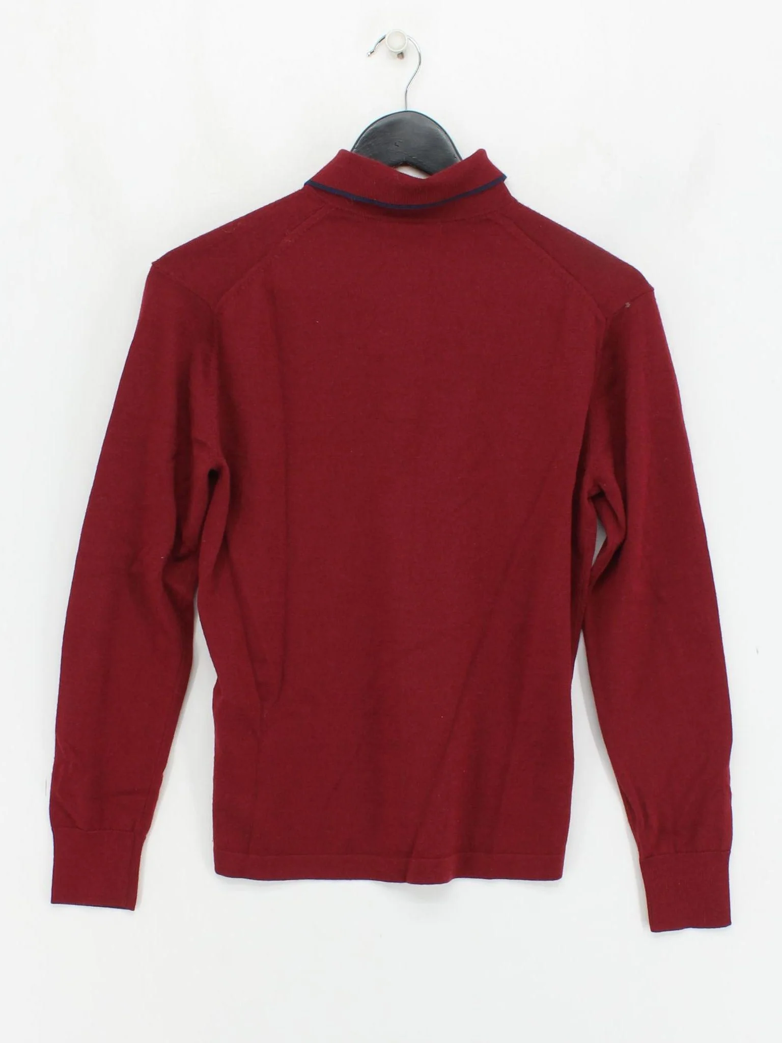JW Anderson X Uniqlo Men's Polo XXS Red Wool with Acrylic, Polyester Basic - Image 2