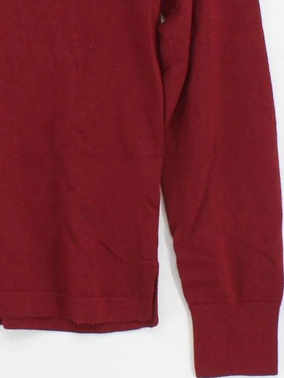 JW Anderson X Uniqlo Men's Polo XXS Red Wool with Acrylic, Polyester Basic - Image 4
