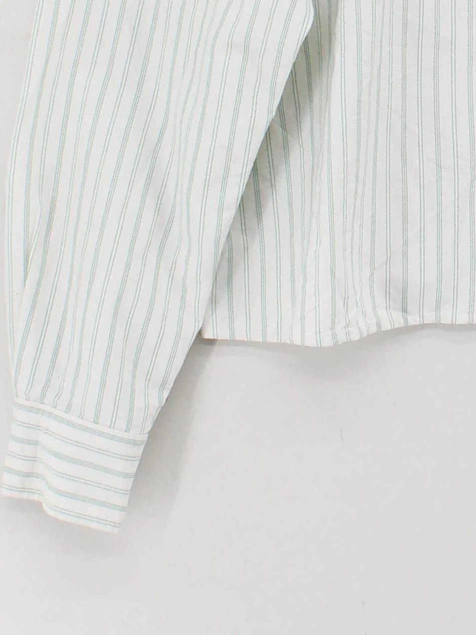 JW Anderson X Uniqlo Men's Shirt XS White Striped Cotton with Viscose Basic - Image 4