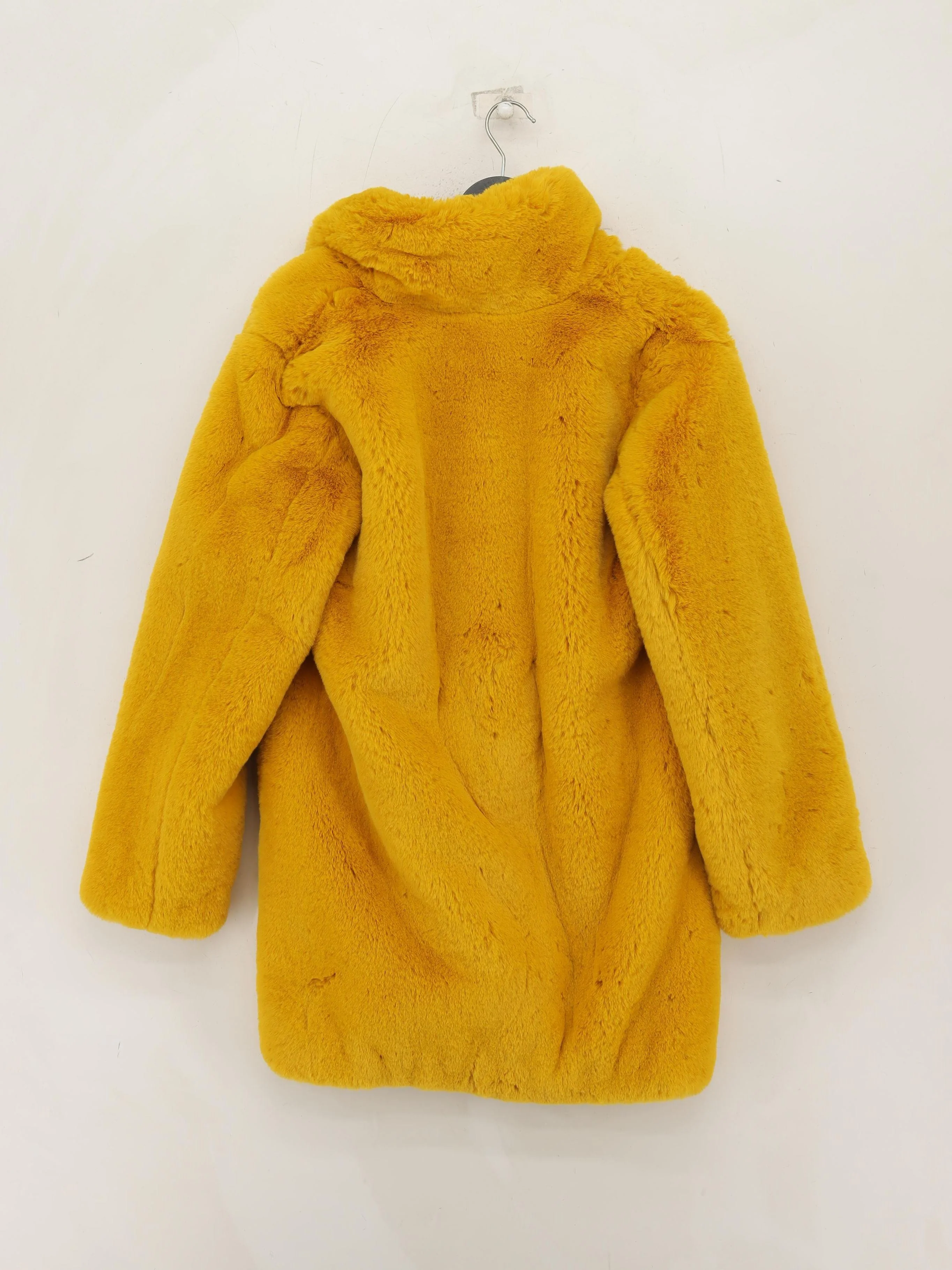 K.Zell Women's Coat S Yellow Acrylic with Polyester Puffer Jacket - Image 2