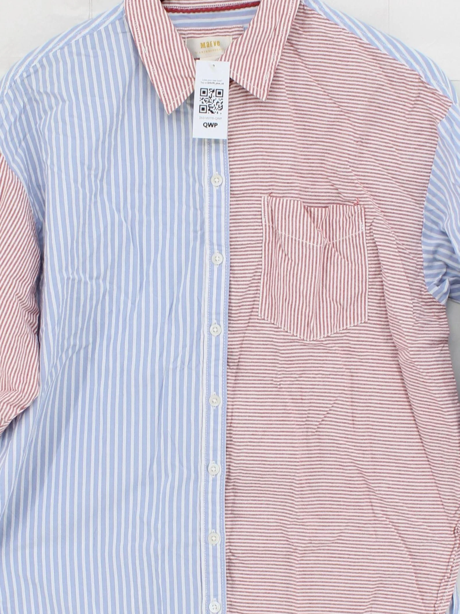 Kachel X Anthropologie Women's Shirt S Multi 100% Cotton Basic - Image 3
