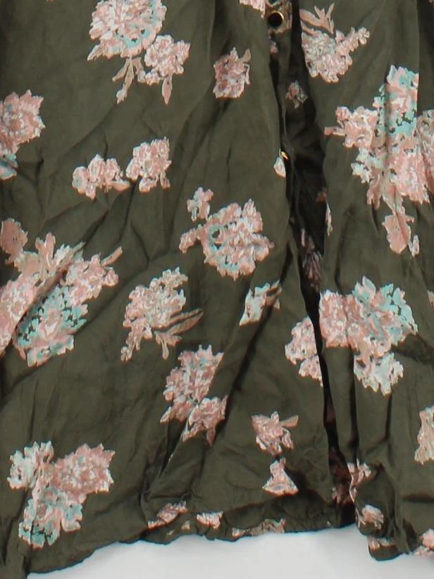 kaffe Shirt Midi Dress UK12 in Green - Image 4