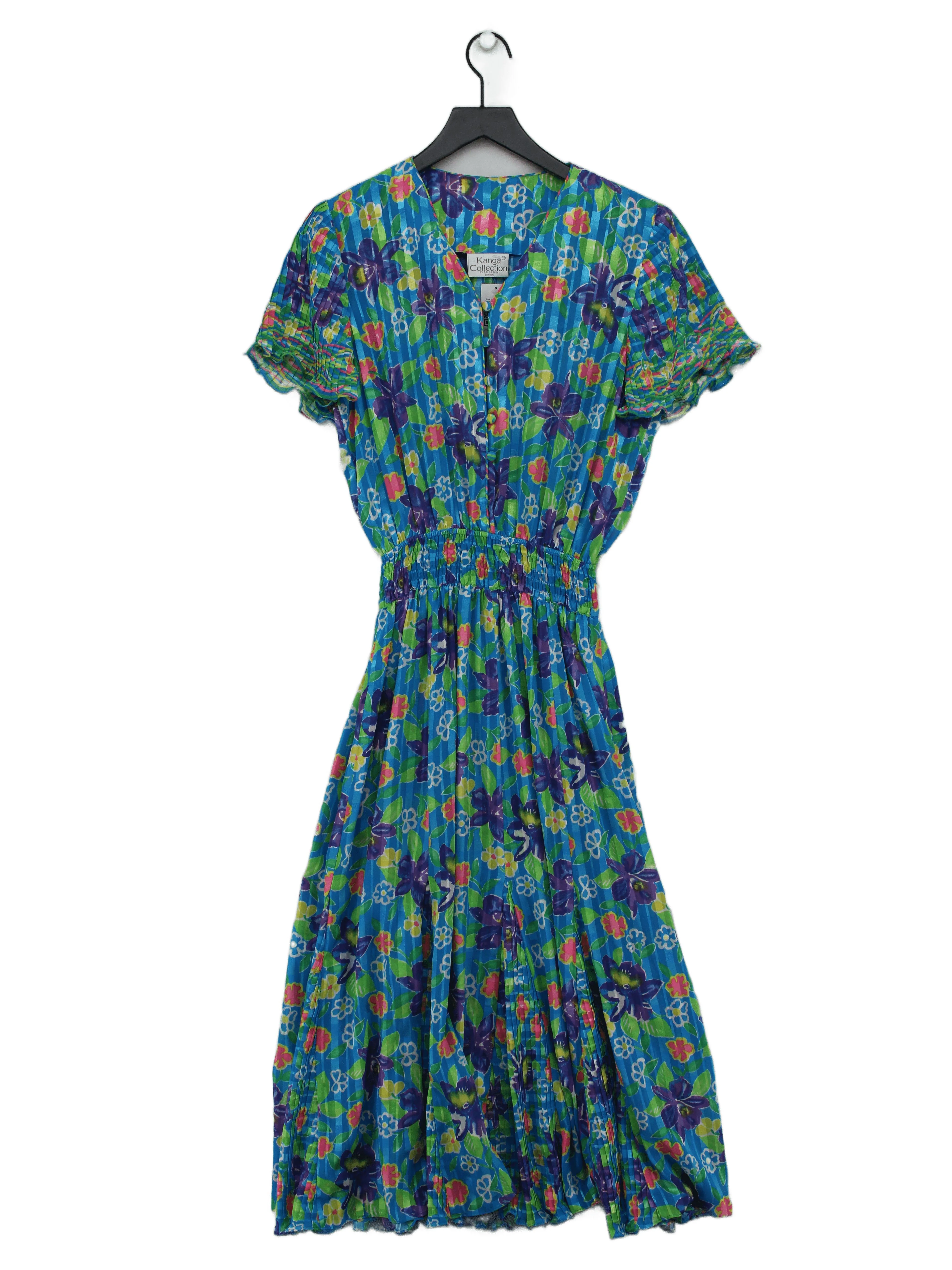 Kanga Collection by Dale Tryon Jumper Midi Dress L in Multi