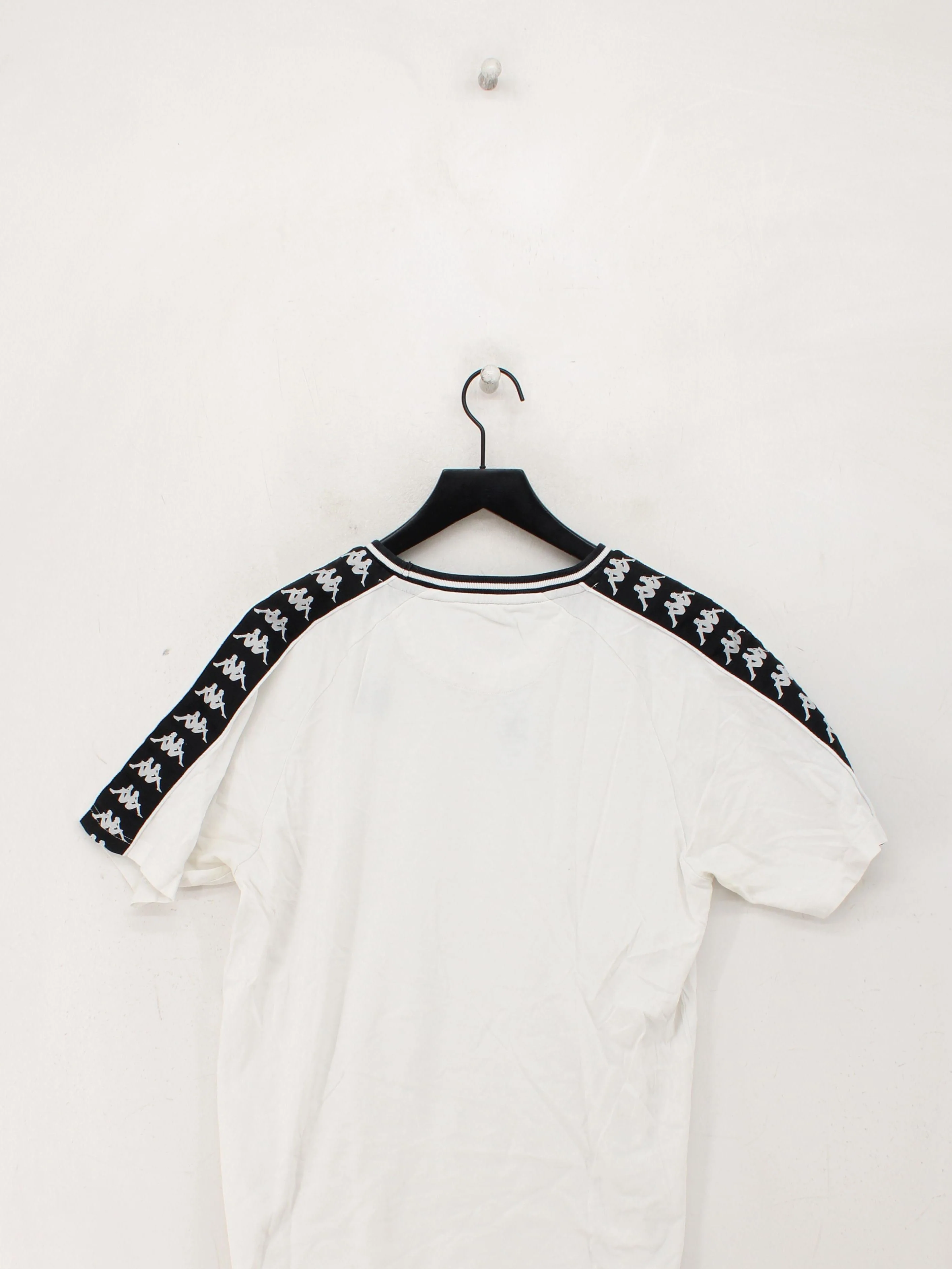 Kappa Men's T-Shirt L White Graphic 100% Cotton Basic - Image 2