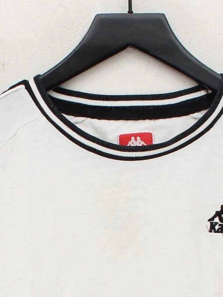Kappa Men's T-Shirt L White Graphic 100% Cotton Basic - Image 3