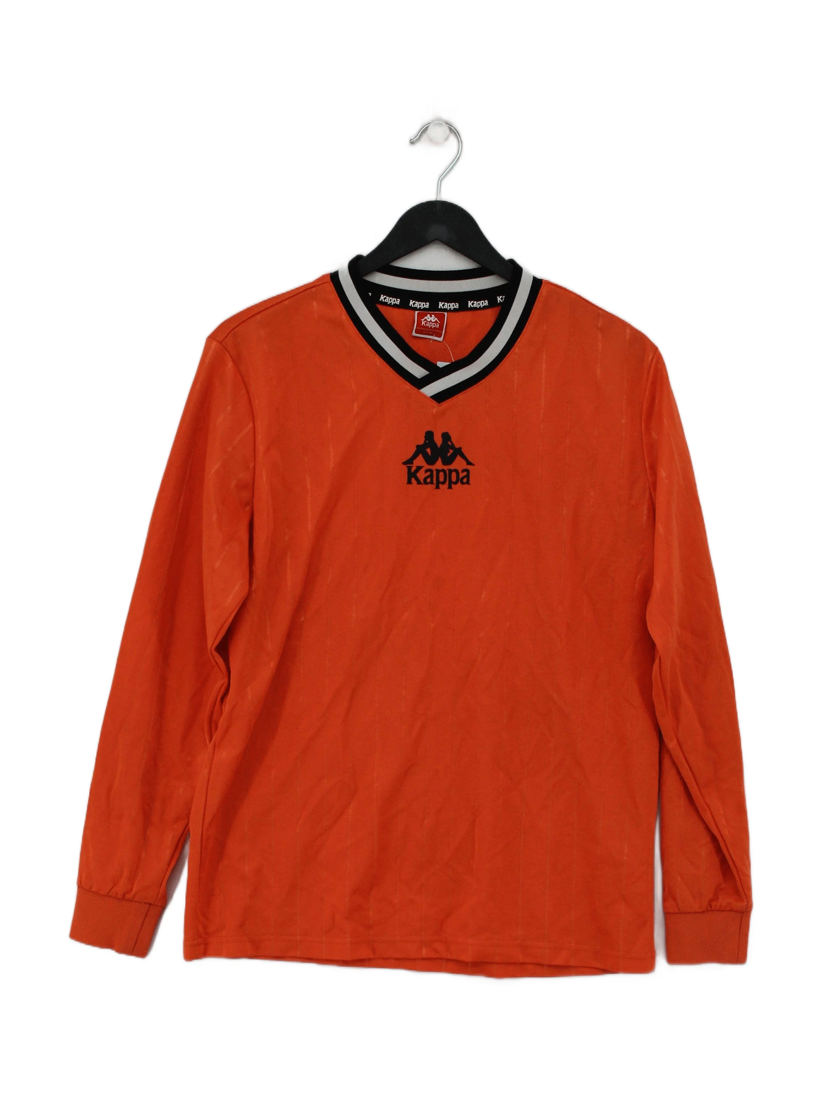 Kappa Men's T-Shirt M Orange 100% Polyester Basic