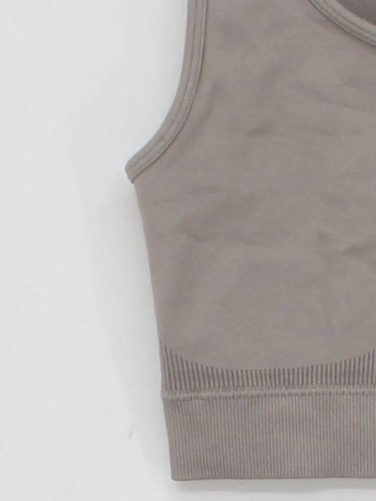 Kappa Women's T-Shirt XS Grey Nylon with Elastane Sleeveless Basic - Image 4