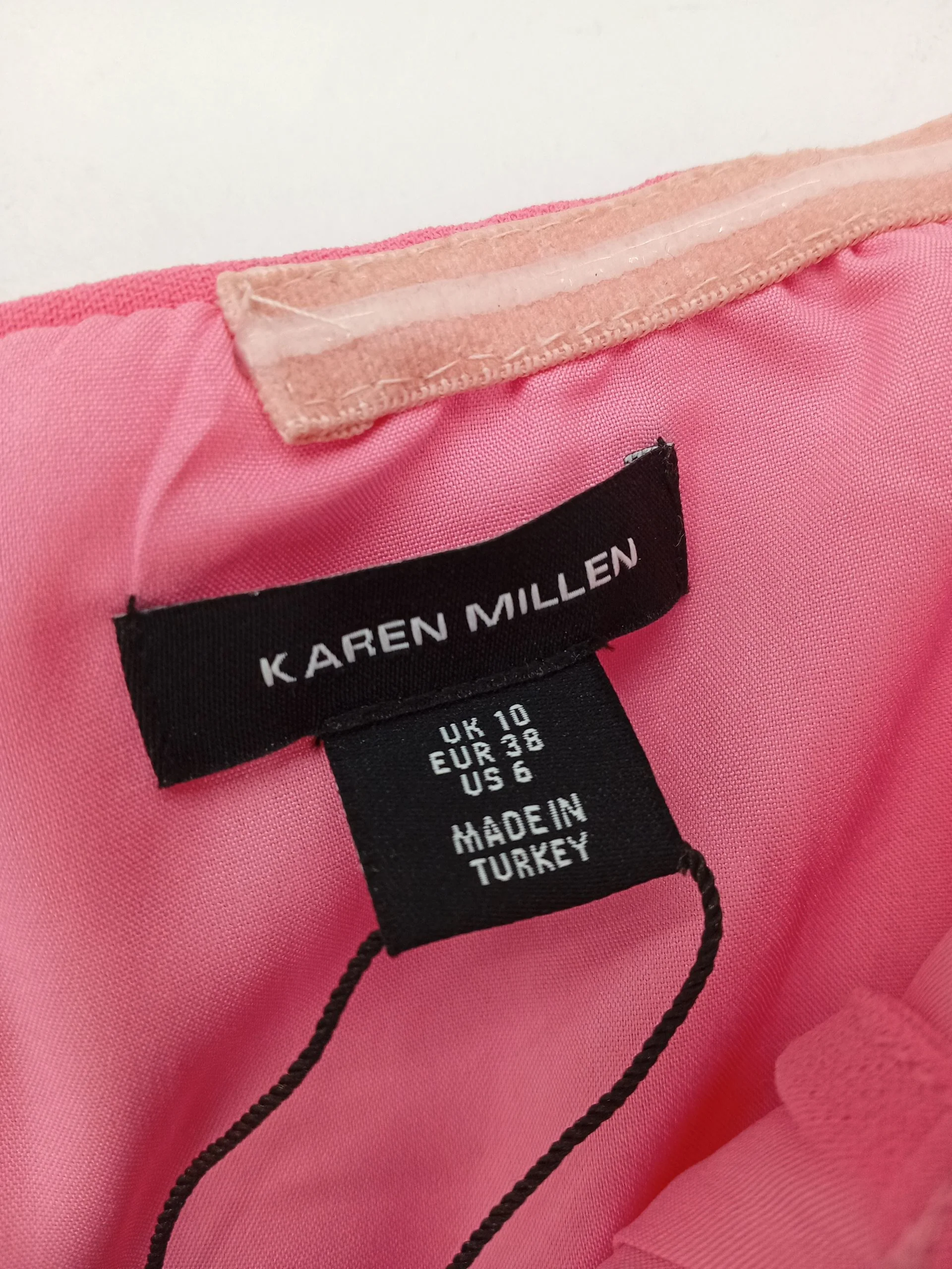 Karen Millen A-Line Maxi Dress UK10 in Pink RRP £229 - Image 6
