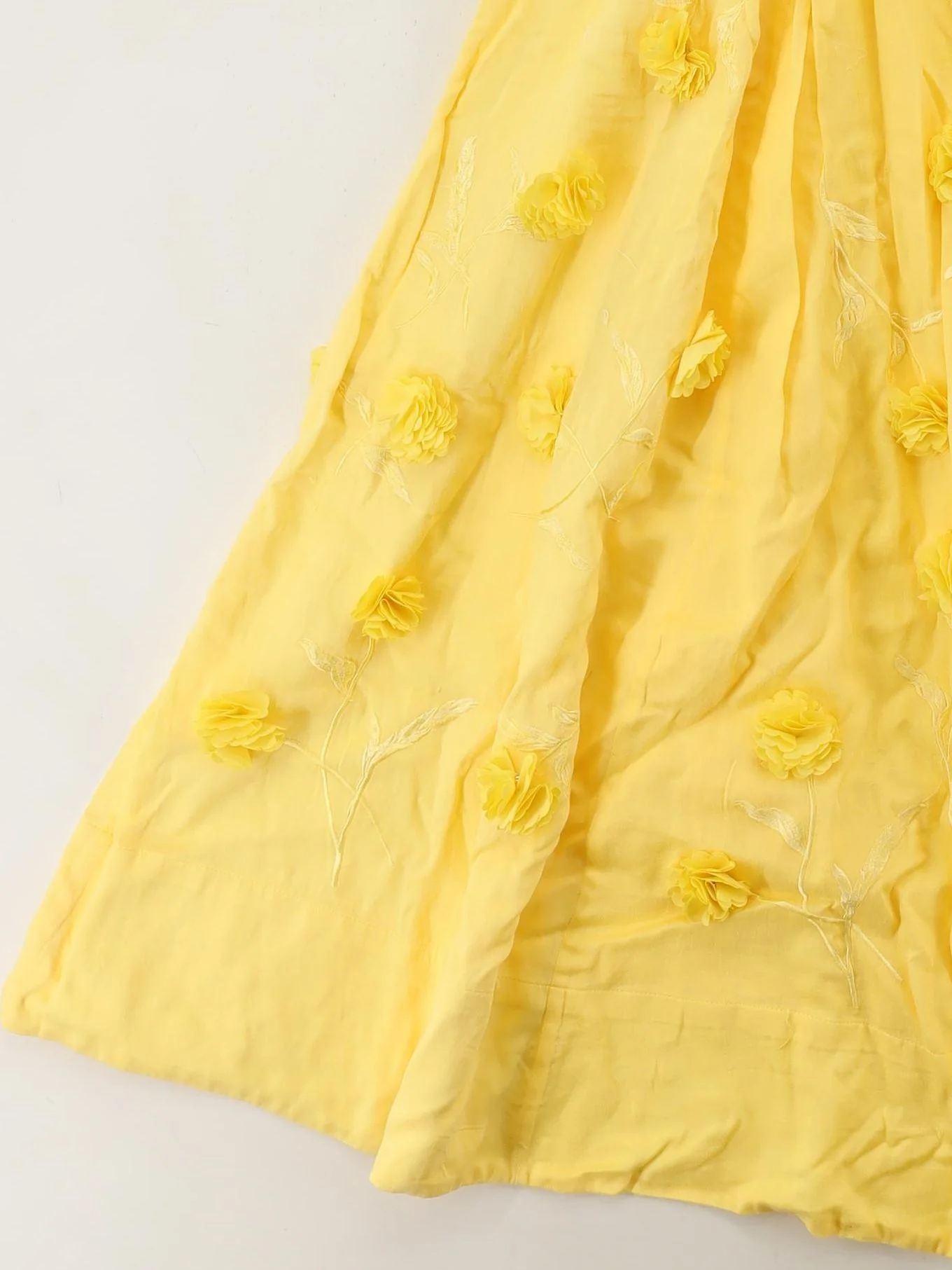 Karen Millen A-Line Maxi Dress UK10 in Yellow RRP £329 - Image 4