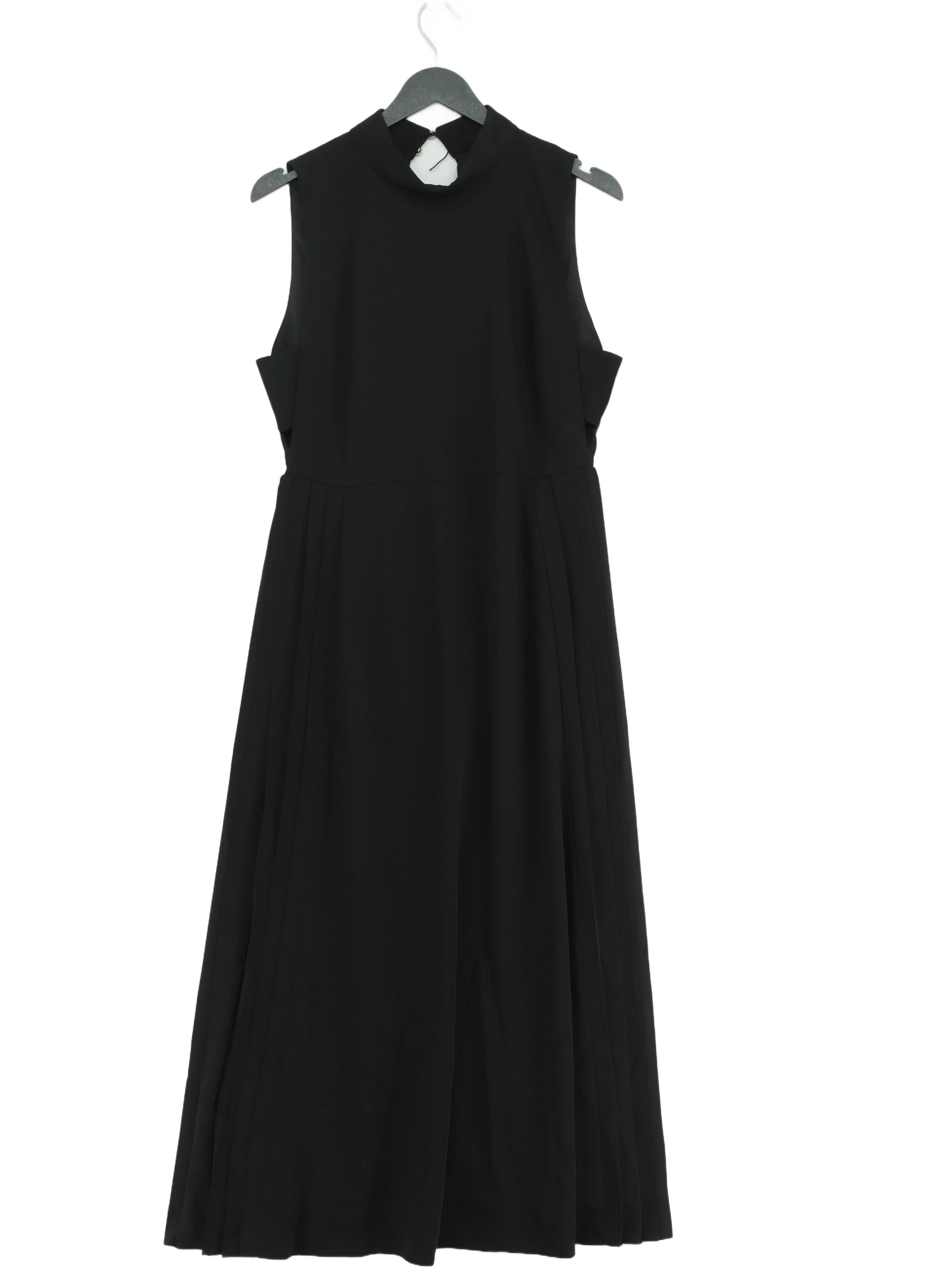Karen Millen A-Line Maxi Dress UK12 in Black RRP £189