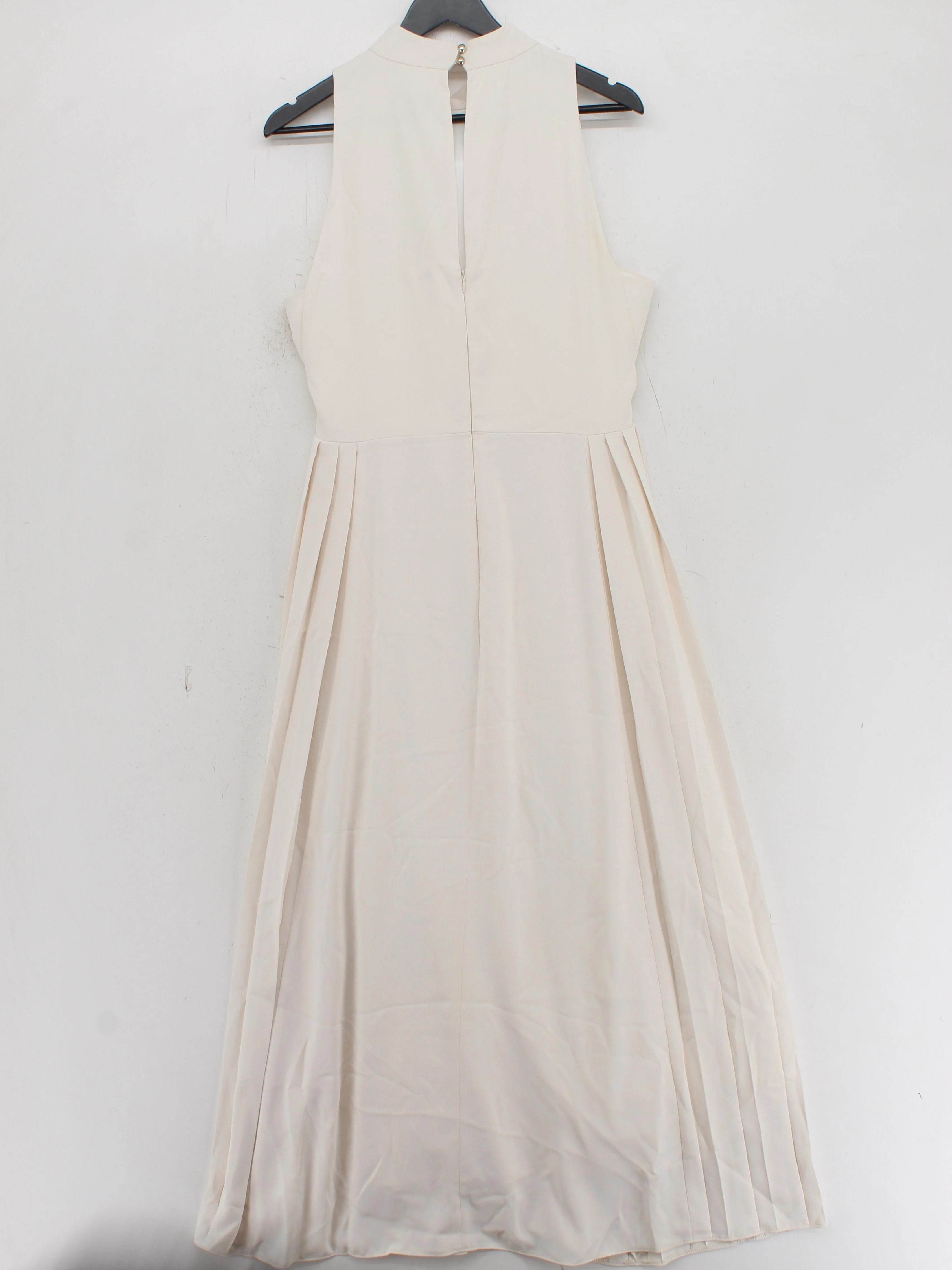 Karen Millen A-Line Maxi Dress UK12 in Cream RRP £189 - Image 2