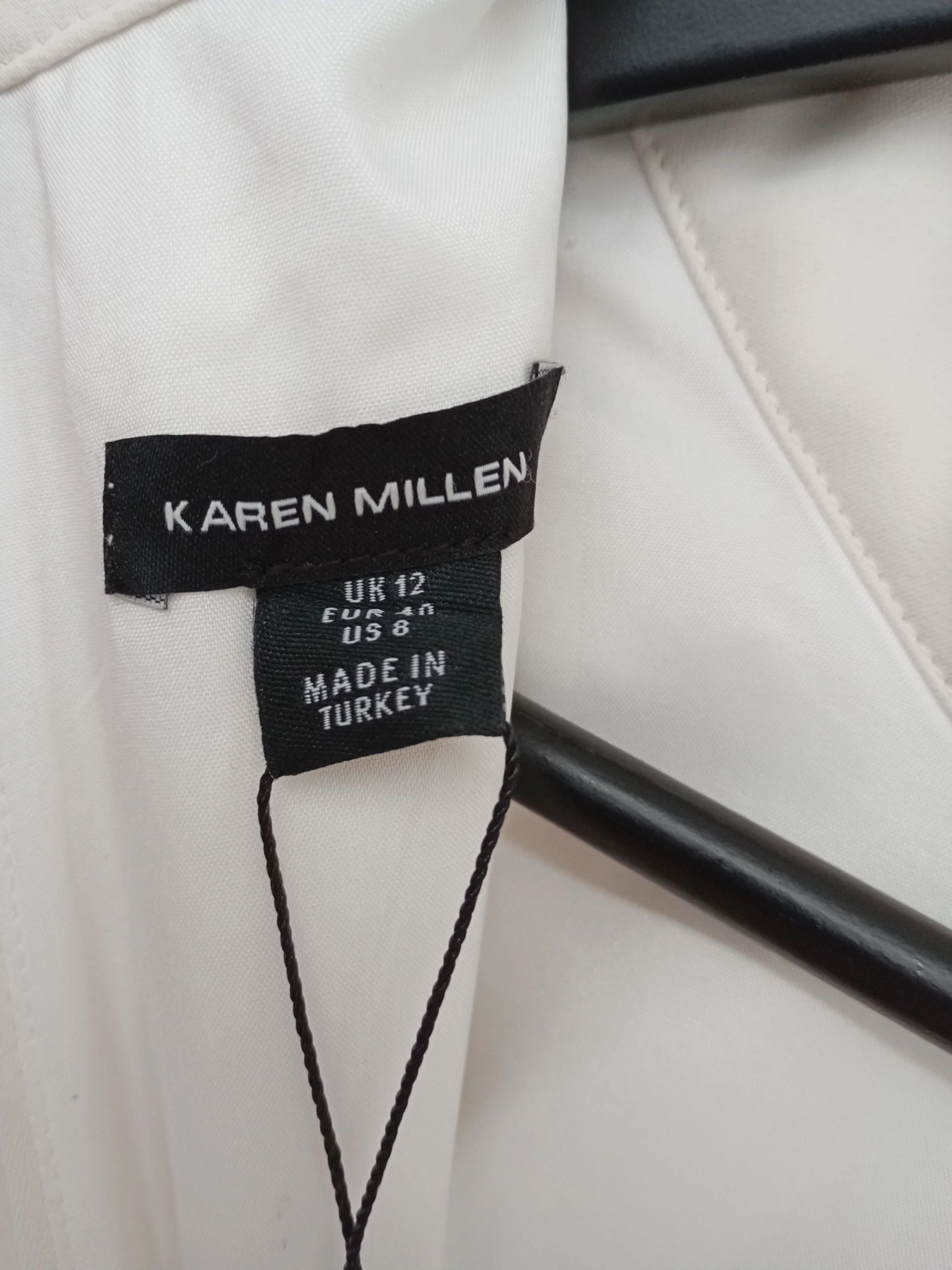Karen Millen A-Line Maxi Dress UK12 in Cream RRP £189 - Image 6