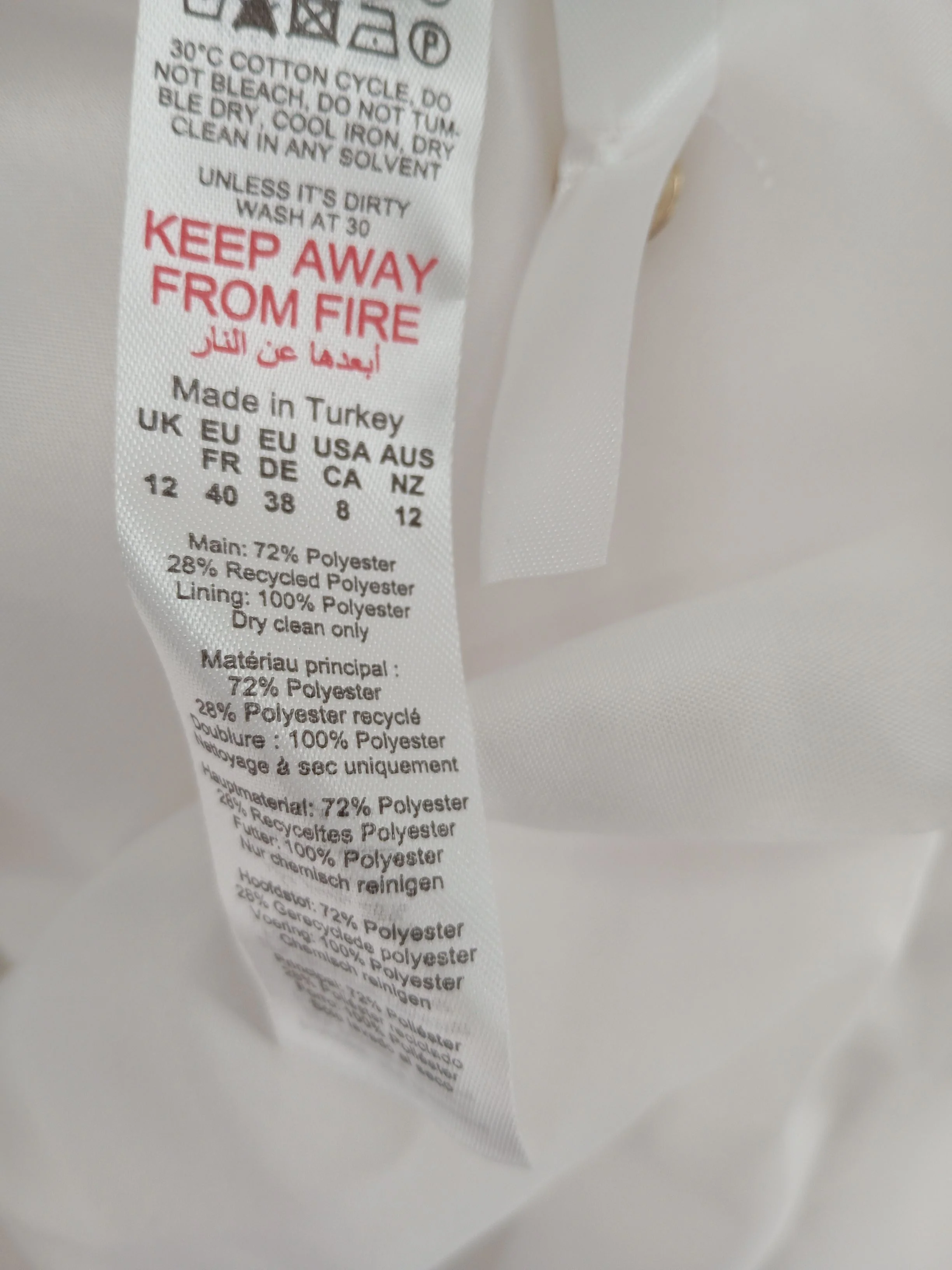 Karen Millen A-Line Maxi Dress UK12 in Cream RRP £189 - Image 7