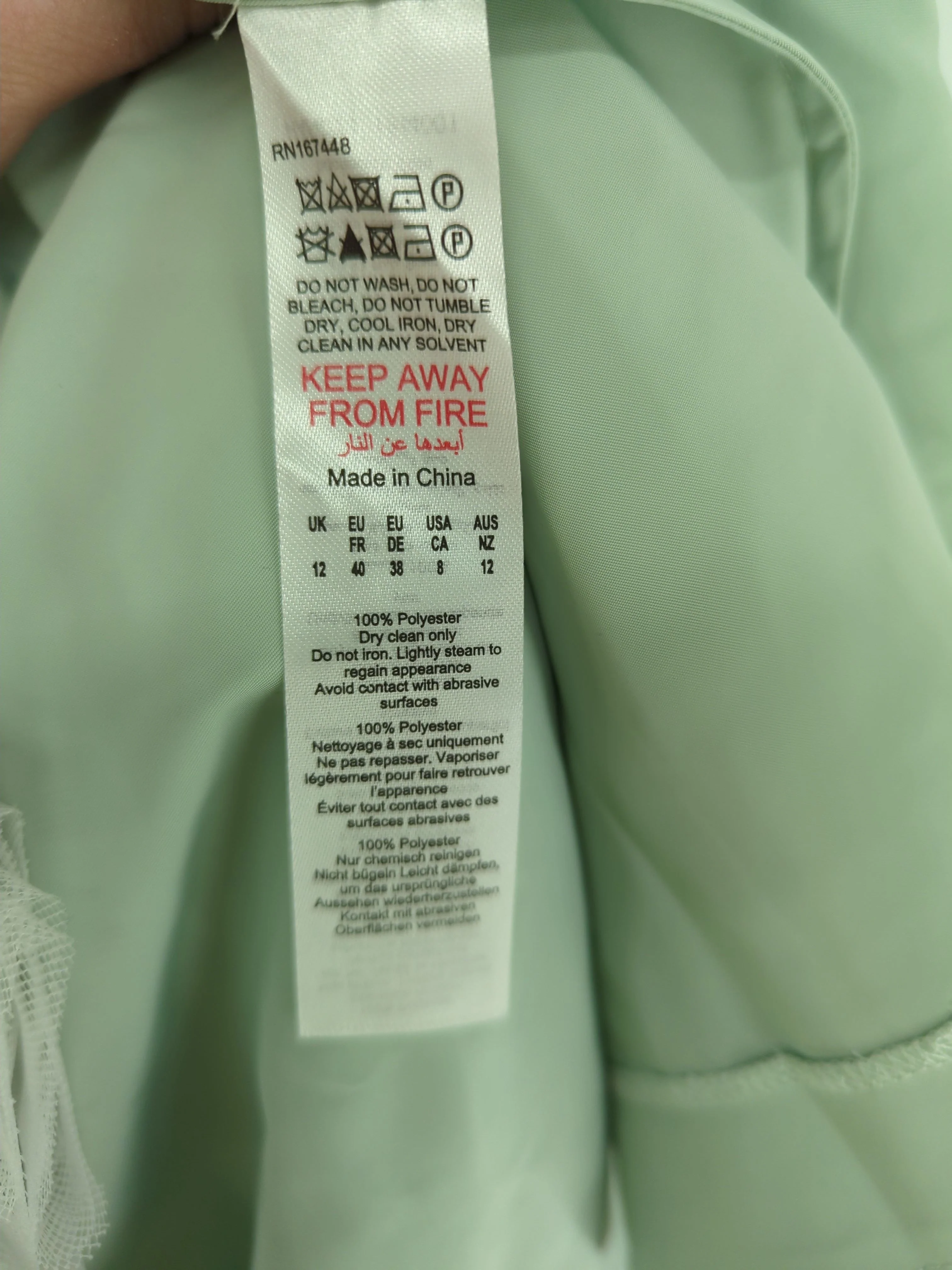 Karen Millen A-Line Maxi Dress UK12 in Green RRP £319 - Image 7
