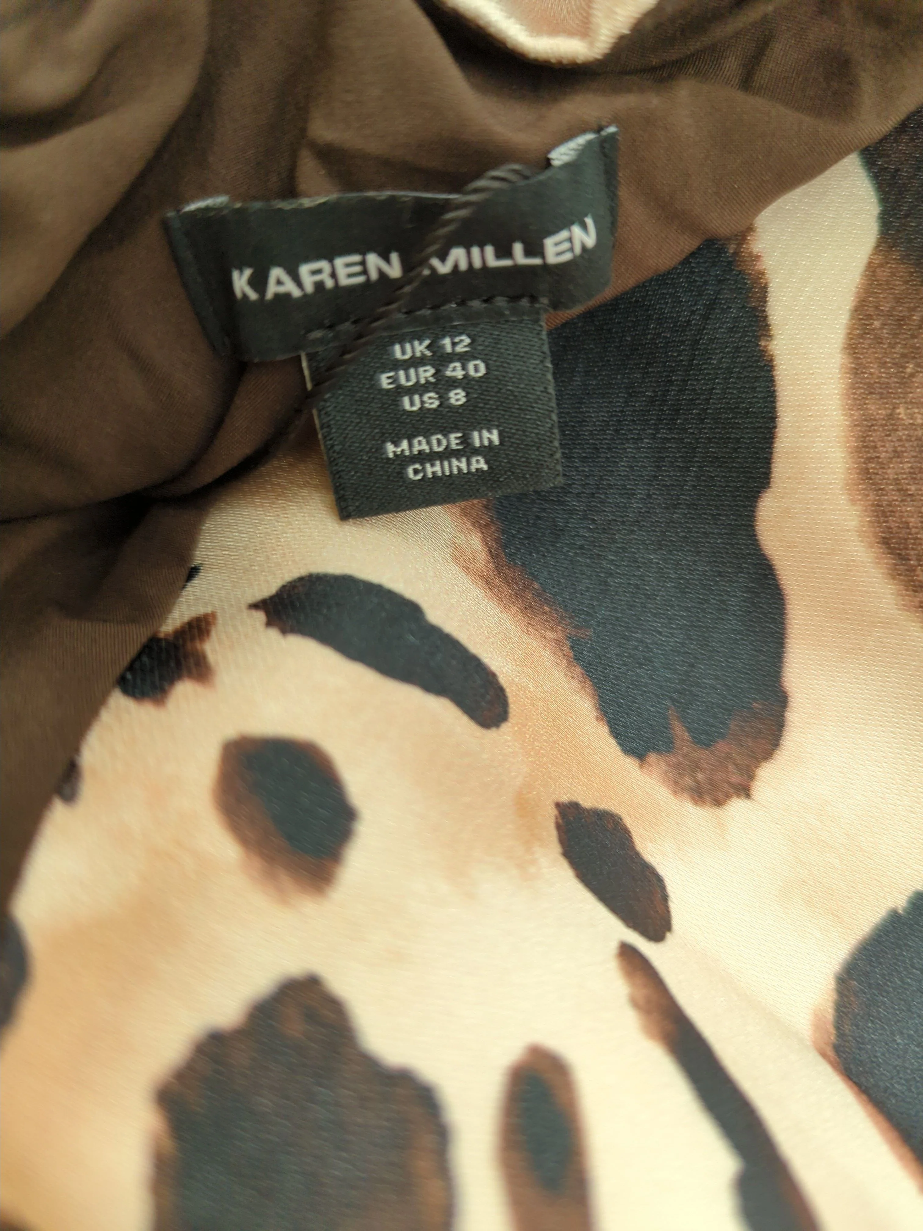 Karen Millen A-Line Maxi Dress UK12 in Multi RRP £289 - Image 6
