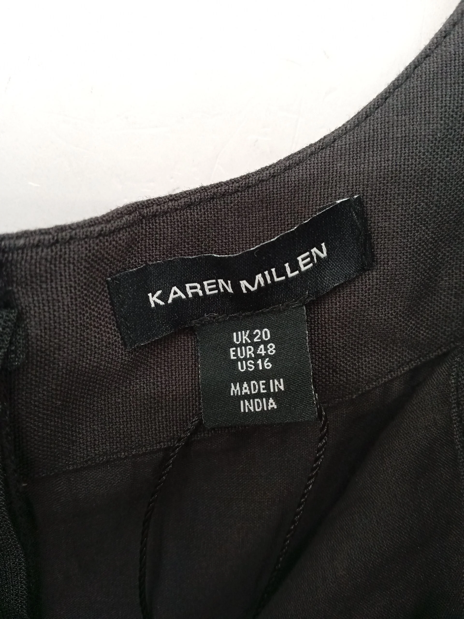 Karen Millen A-Line Maxi Dress UK20 in Black RRP £359 - Image 6