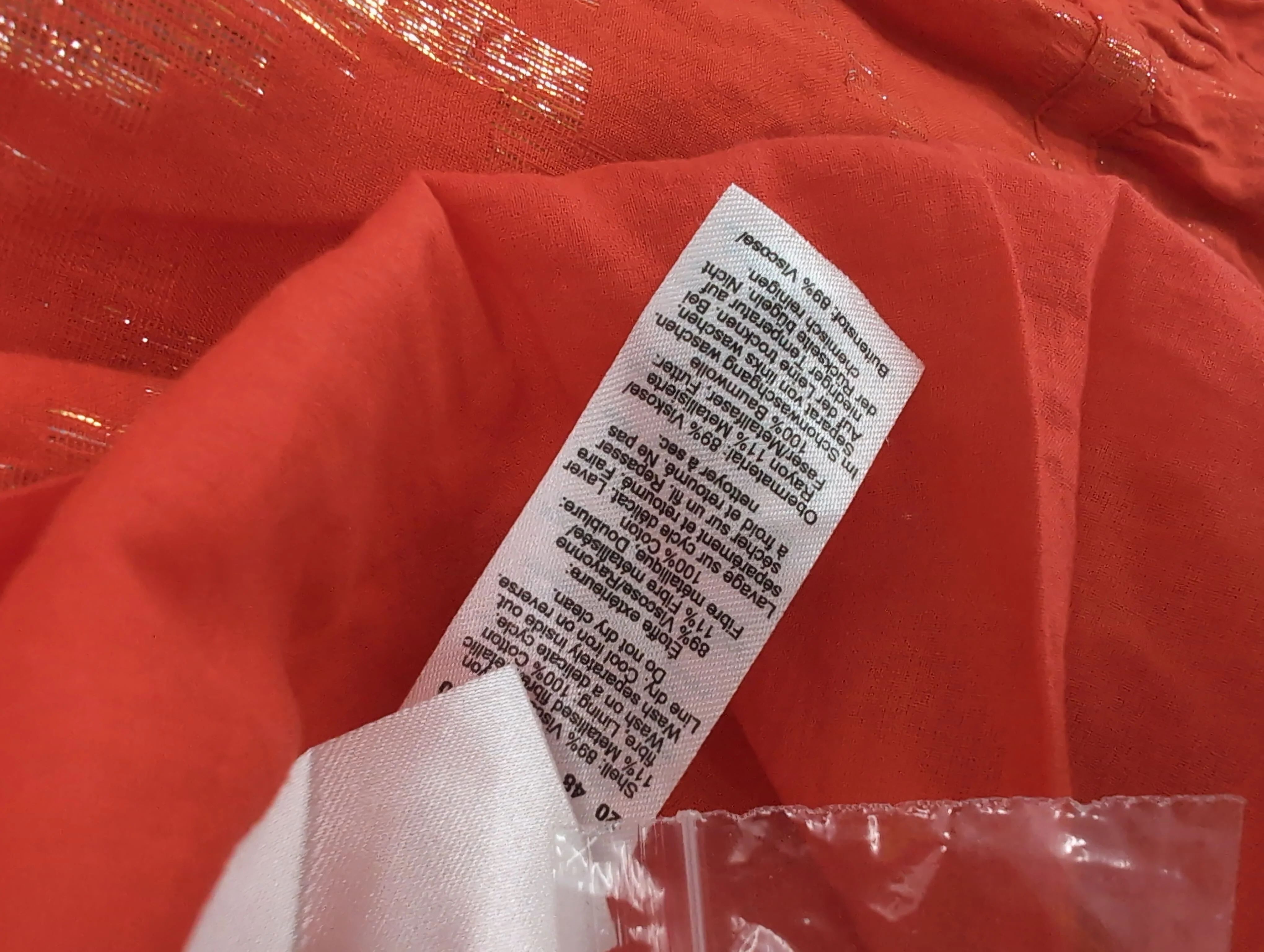 Karen Millen A-Line Maxi Dress UK20 in Orange RRP £179 - Image 7