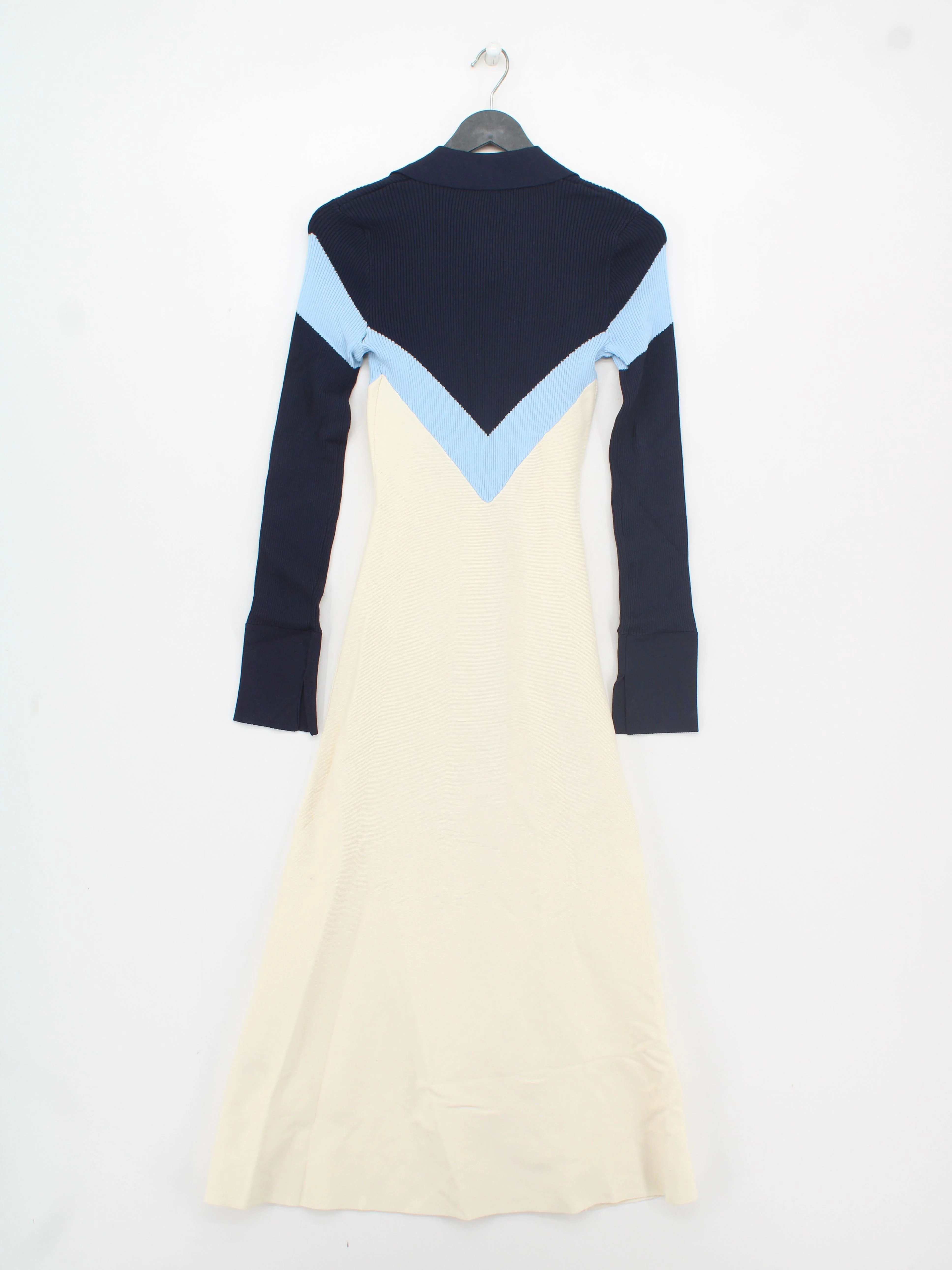 Karen Millen A-Line Maxi Dress XS in Blue RRP £129 - Image 2