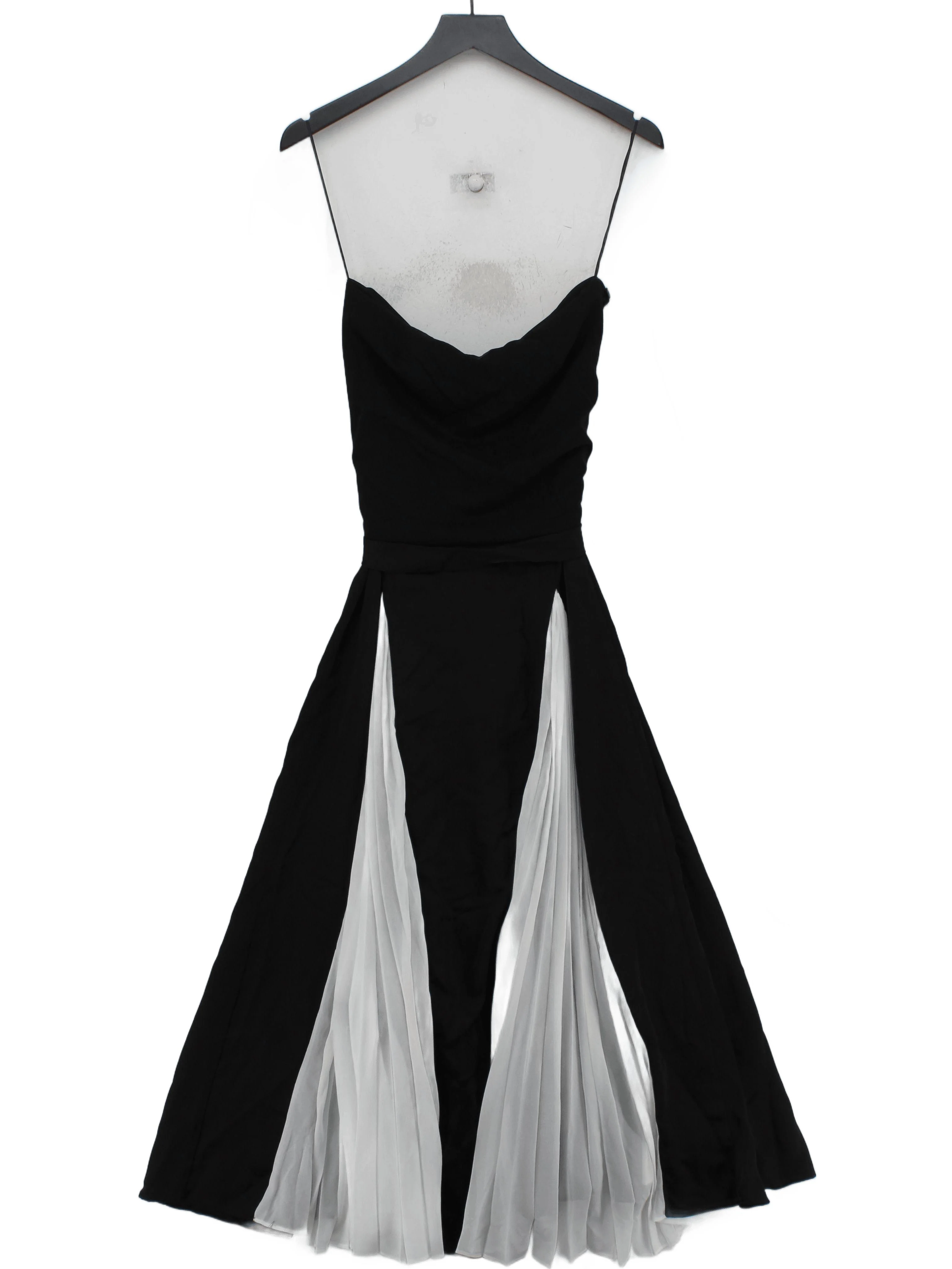Karen Millen A-Line Midi Dress in Black RRP £149