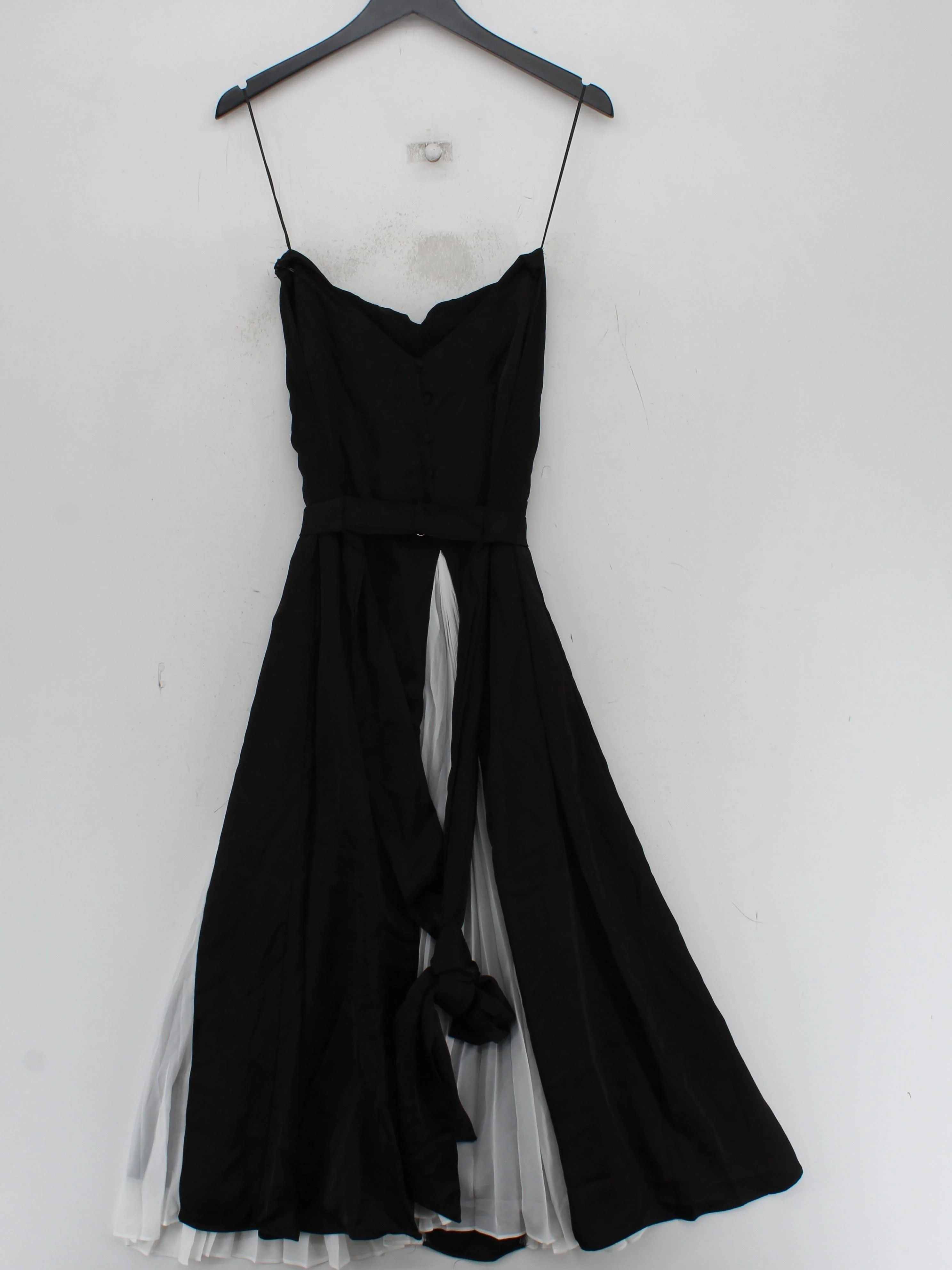 Karen Millen A-Line Midi Dress in Black RRP £149 - Image 2