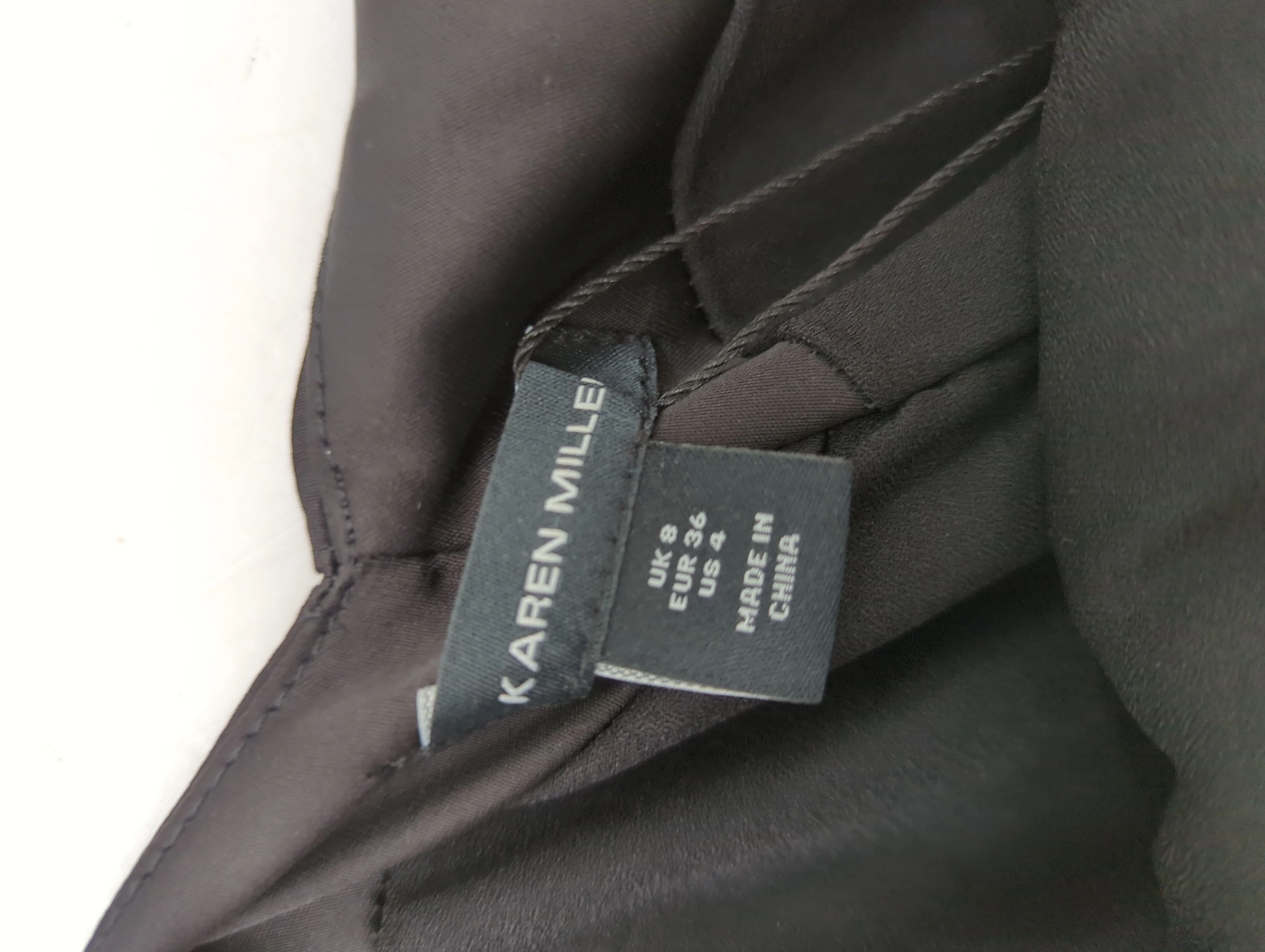 Karen Millen A-Line Midi Dress in Black RRP £149 - Image 6