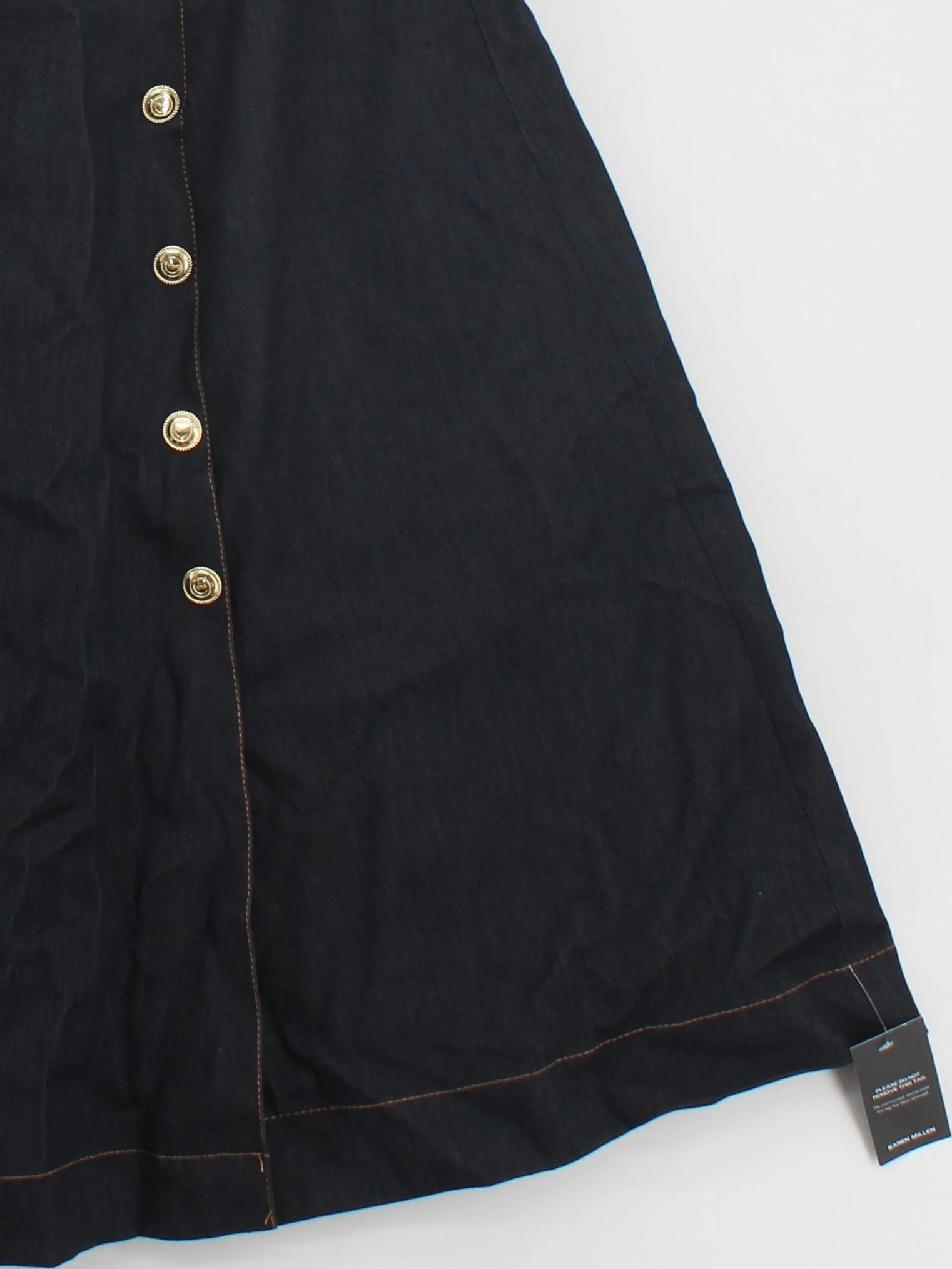 Karen Millen A-Line Midi Dress in Blue RRP £229 - Image 4