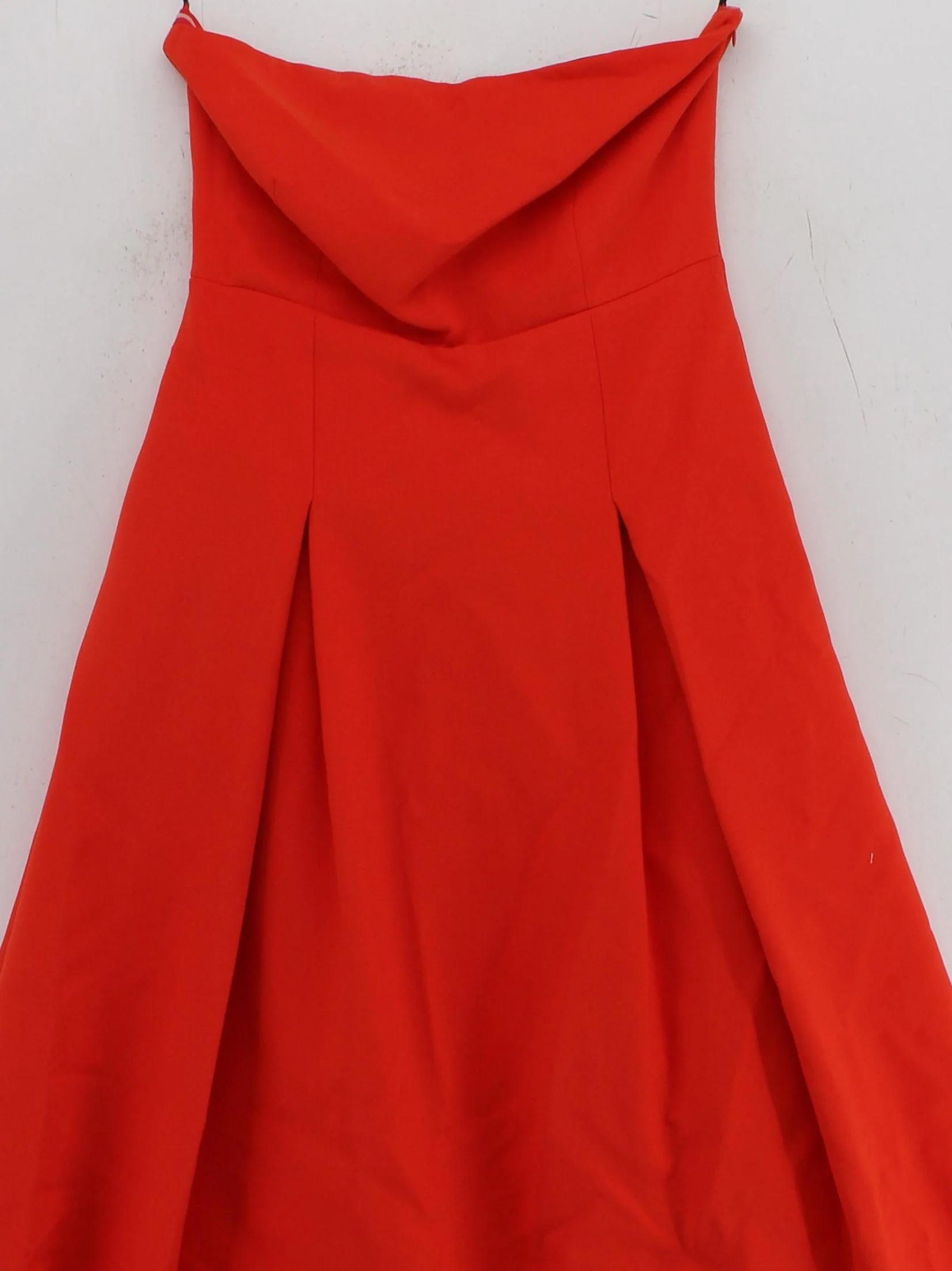 Karen Millen A-Line Midi Dress in Red RRP £239 - Image 3