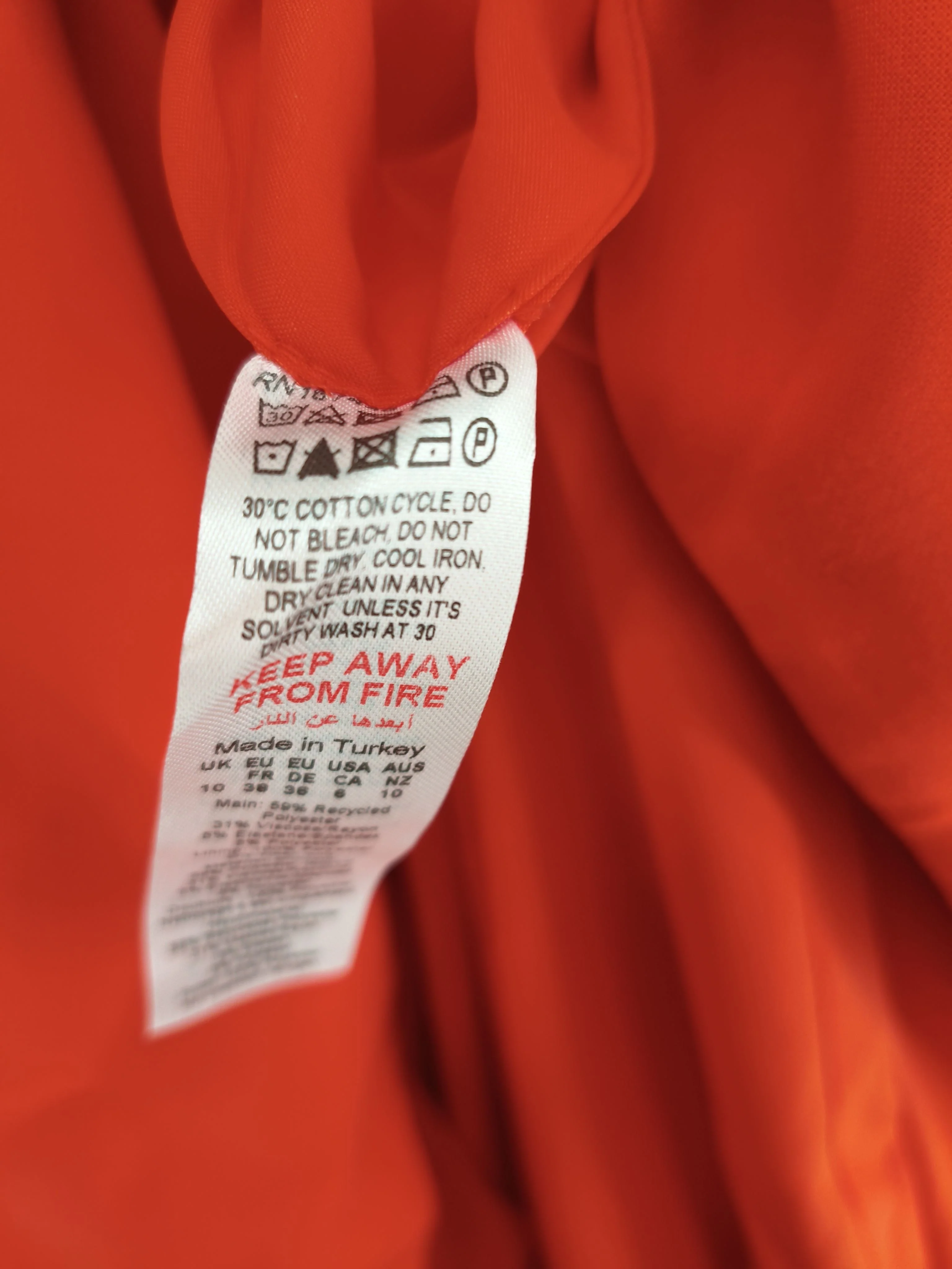 Karen Millen A-Line Midi Dress in Red RRP £239 - Image 7