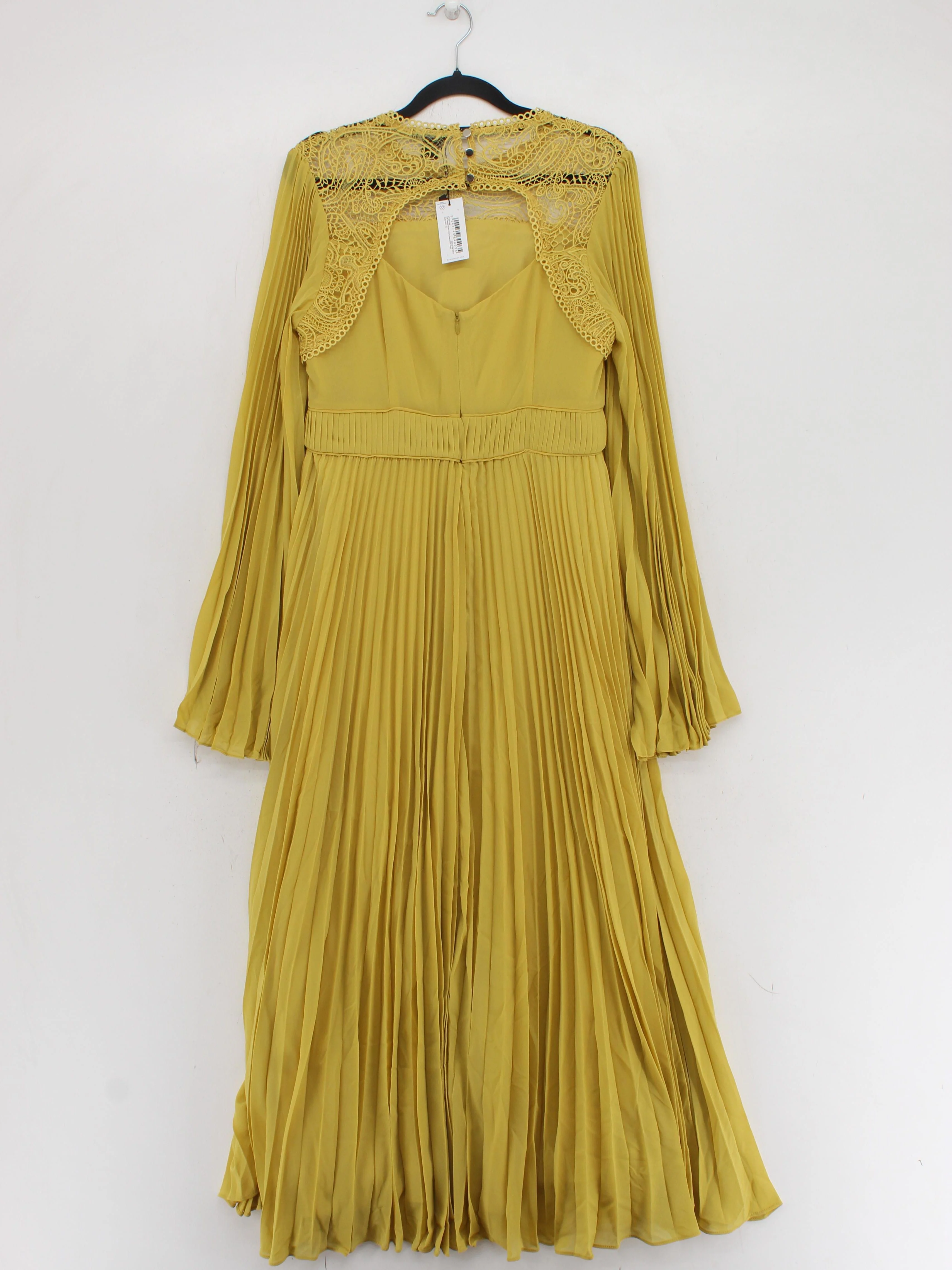 Karen Millen A-Line Midi Dress in Yellow RRP £159 - Image 2