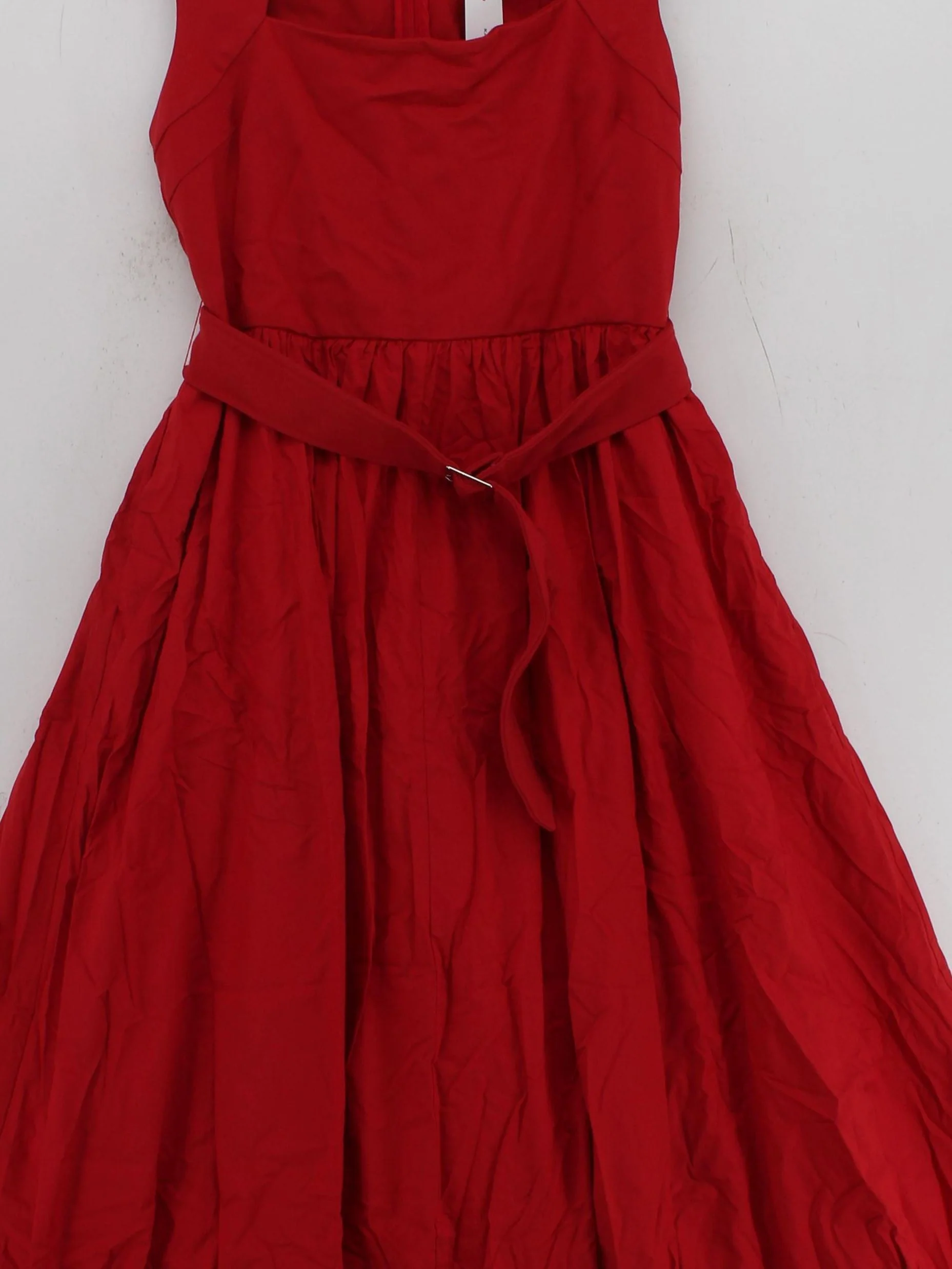 Karen Millen A-Line Midi Dress M in Red RRP £129 - Image 3