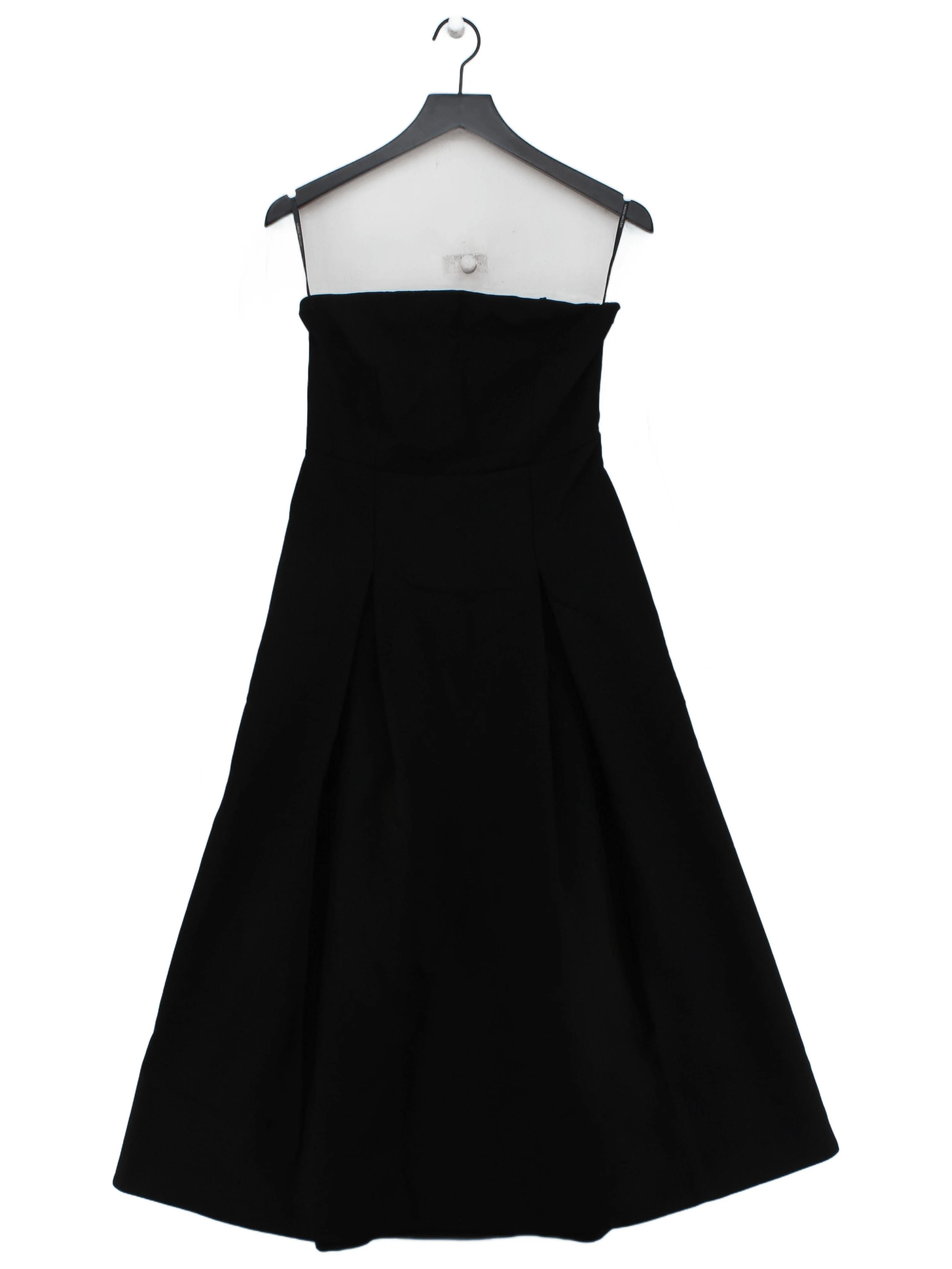 Karen Millen A-Line Midi Dress UK10 in Black RRP £239
