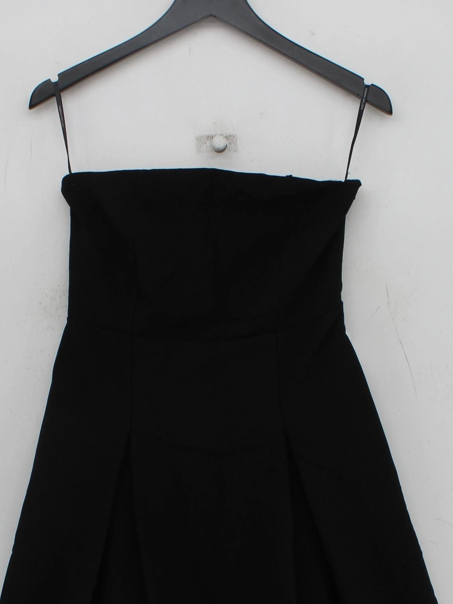 Karen Millen A-Line Midi Dress UK10 in Black RRP £239 - Image 3