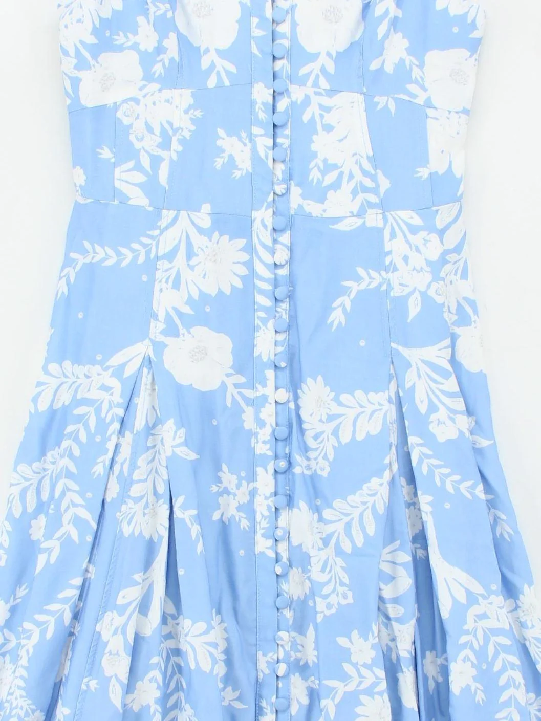 Karen Millen A-Line Midi Dress UK10 in Blue - Image 3